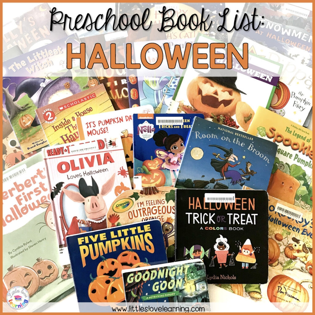 The BEST Halloween Book List For Preschool And Kindergarten