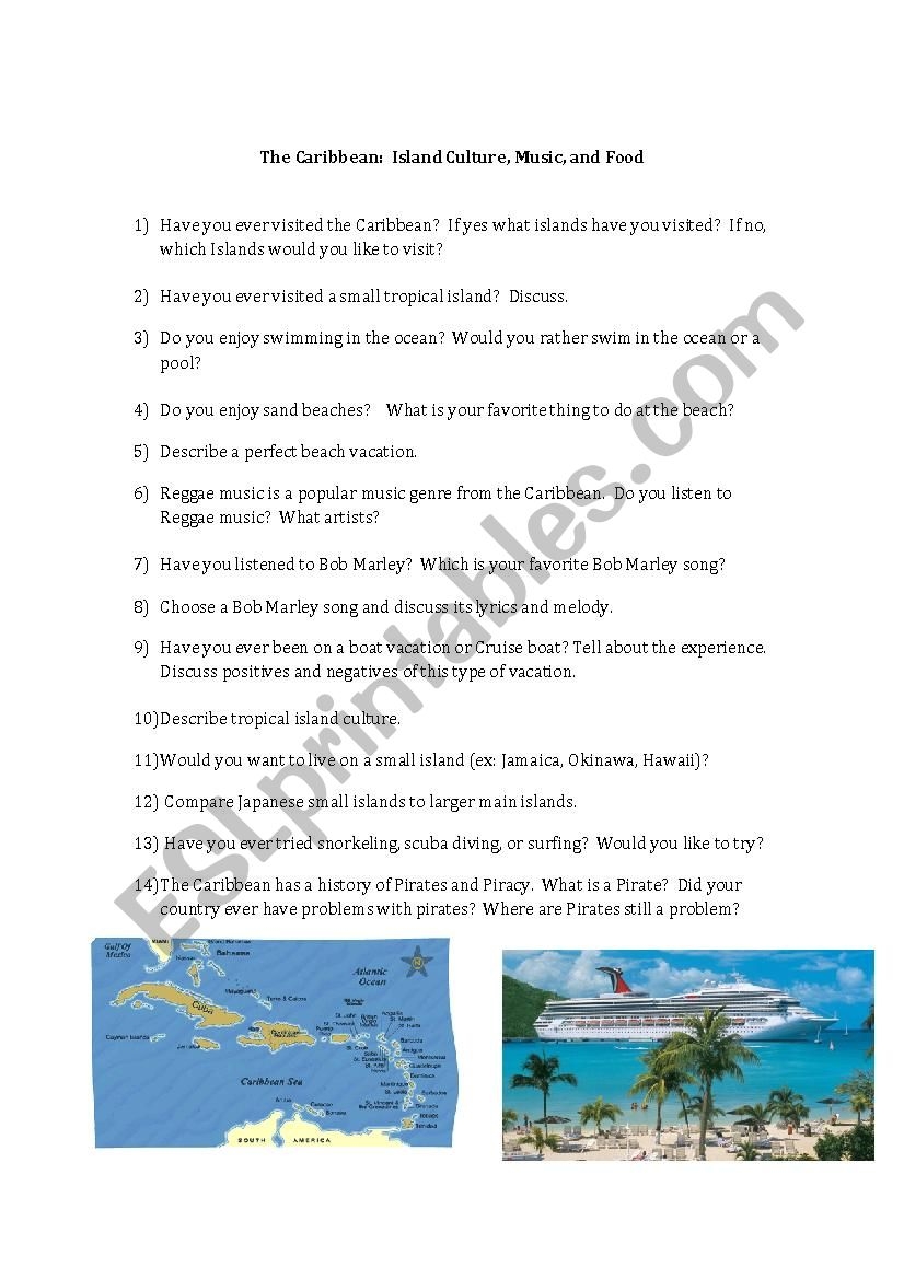 Caribbean Reading Comprehension Worksheets Caribbean Reading Comprehension Worksheets
