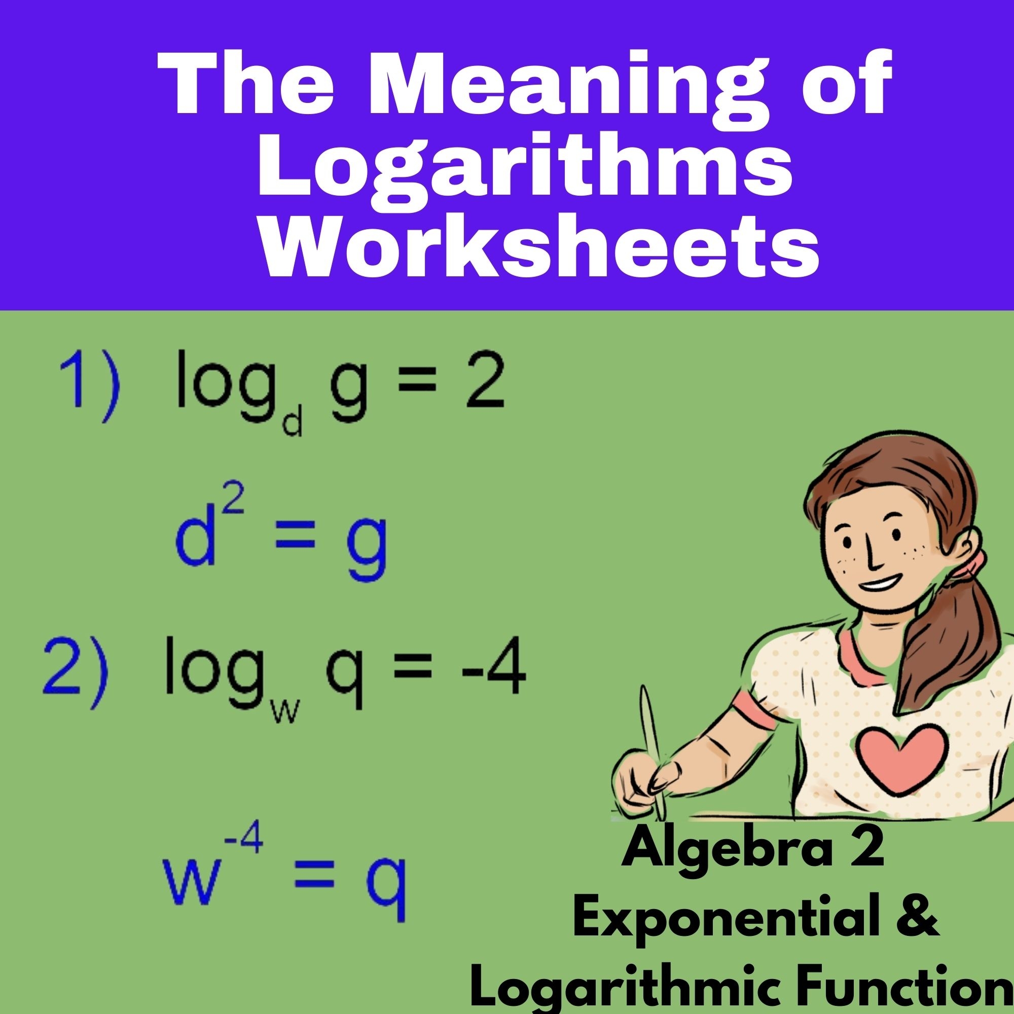 Free Printable Logarithic Worksheet