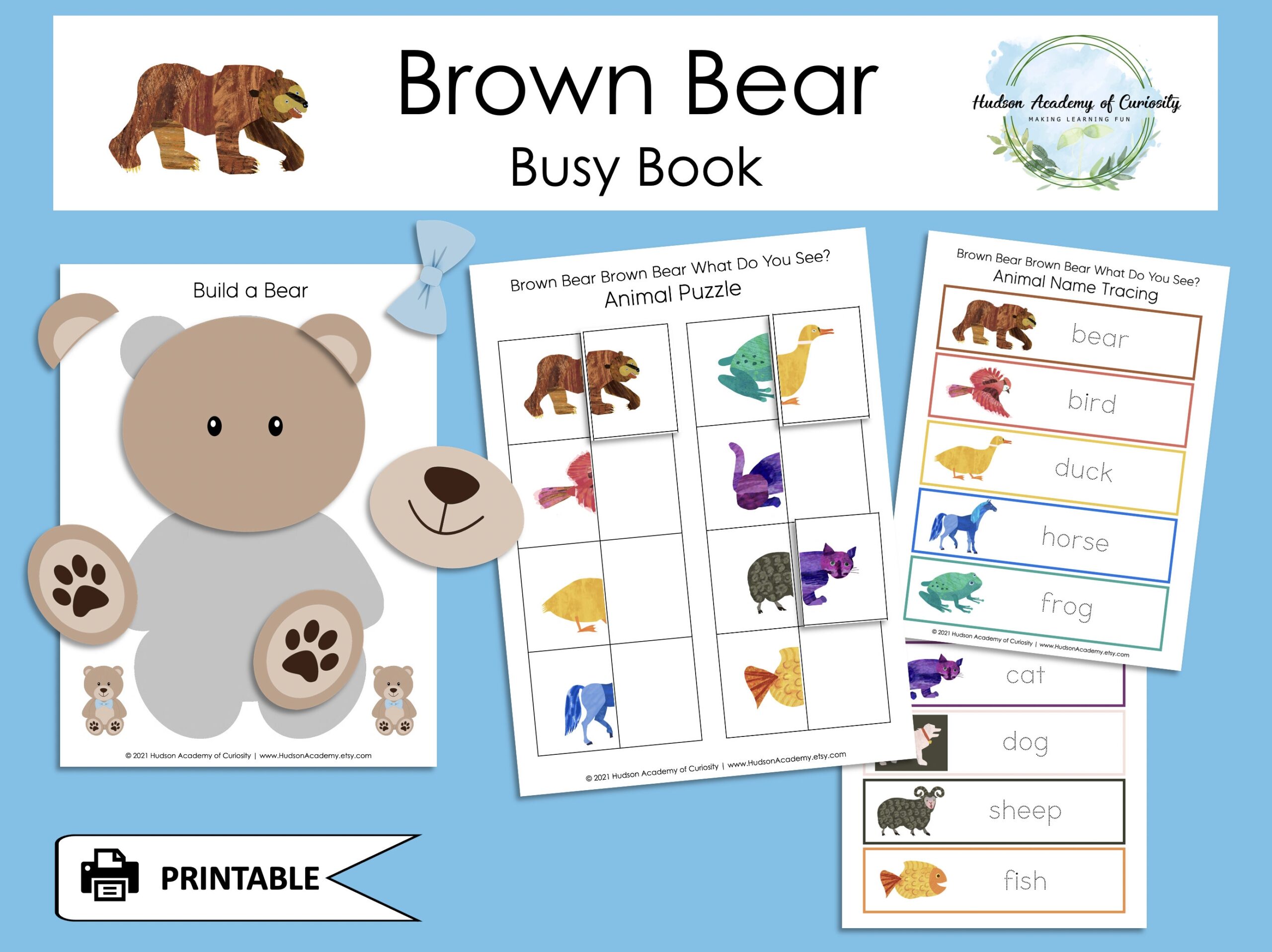 Toddler Busy Book Brown Bear Brown Bear What Do You See Eric 