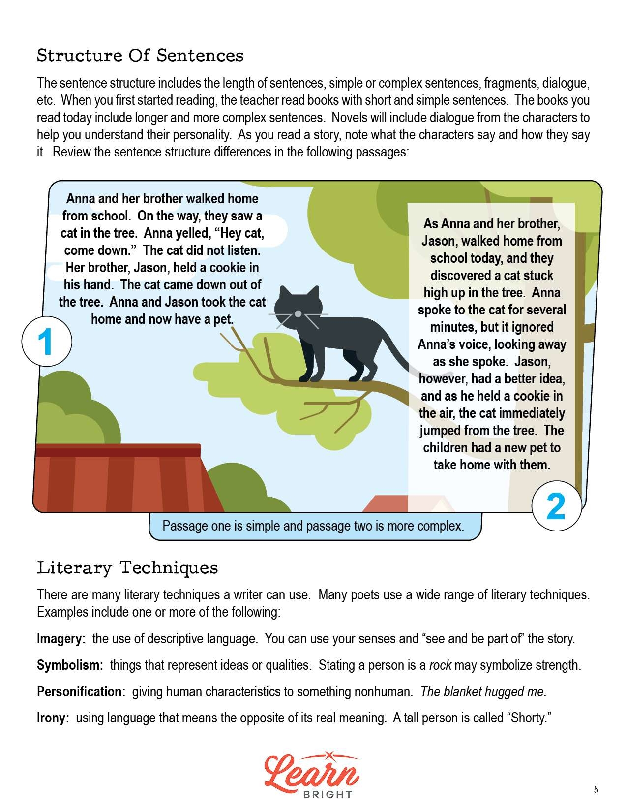 Reading Comprehension Tone Mood Printable Worksheets Reading Comprehension Tone Mood Printable Worksheets
