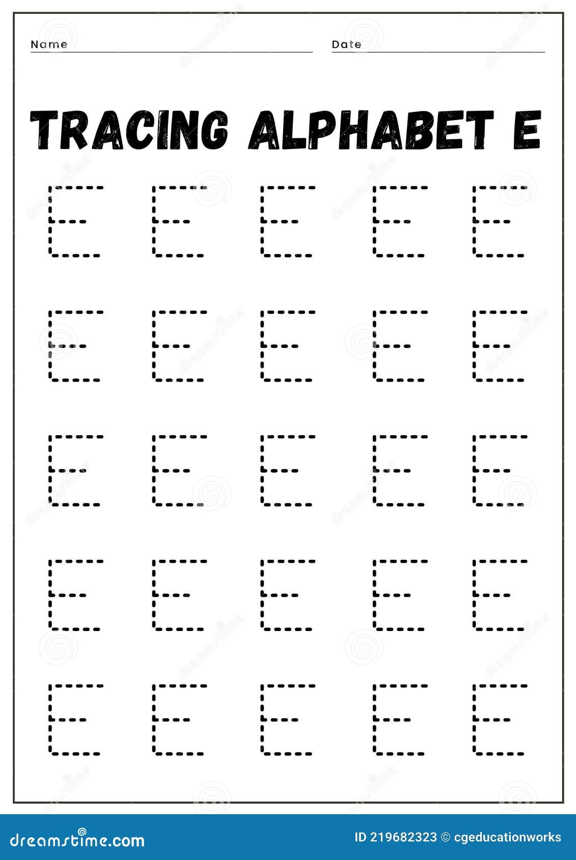 English Alphabet Worksheets For Preschoolers