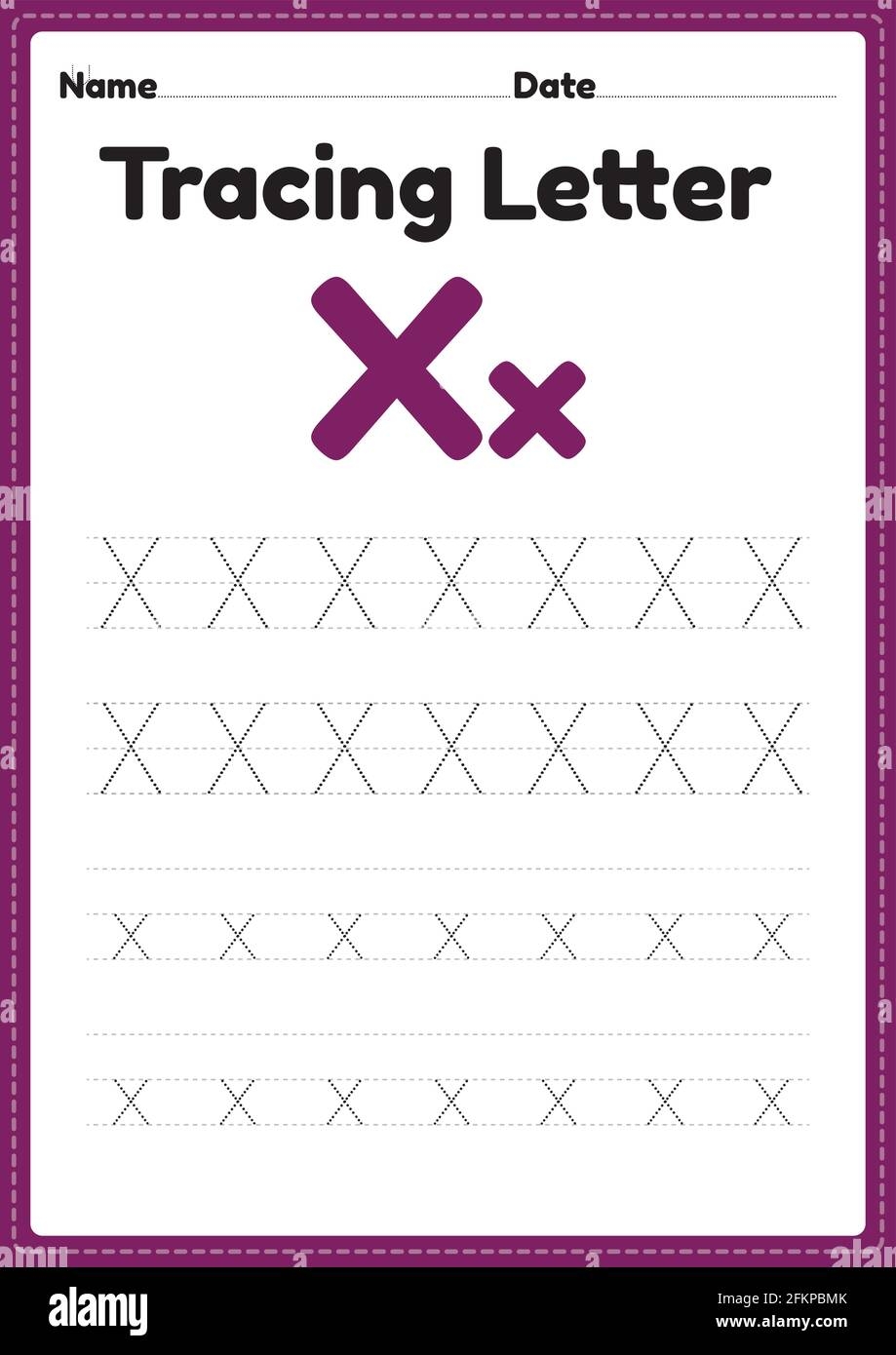 Free Printable Letter X Tracing Worksheets Free Printable Letter X Tracing Worksheets
