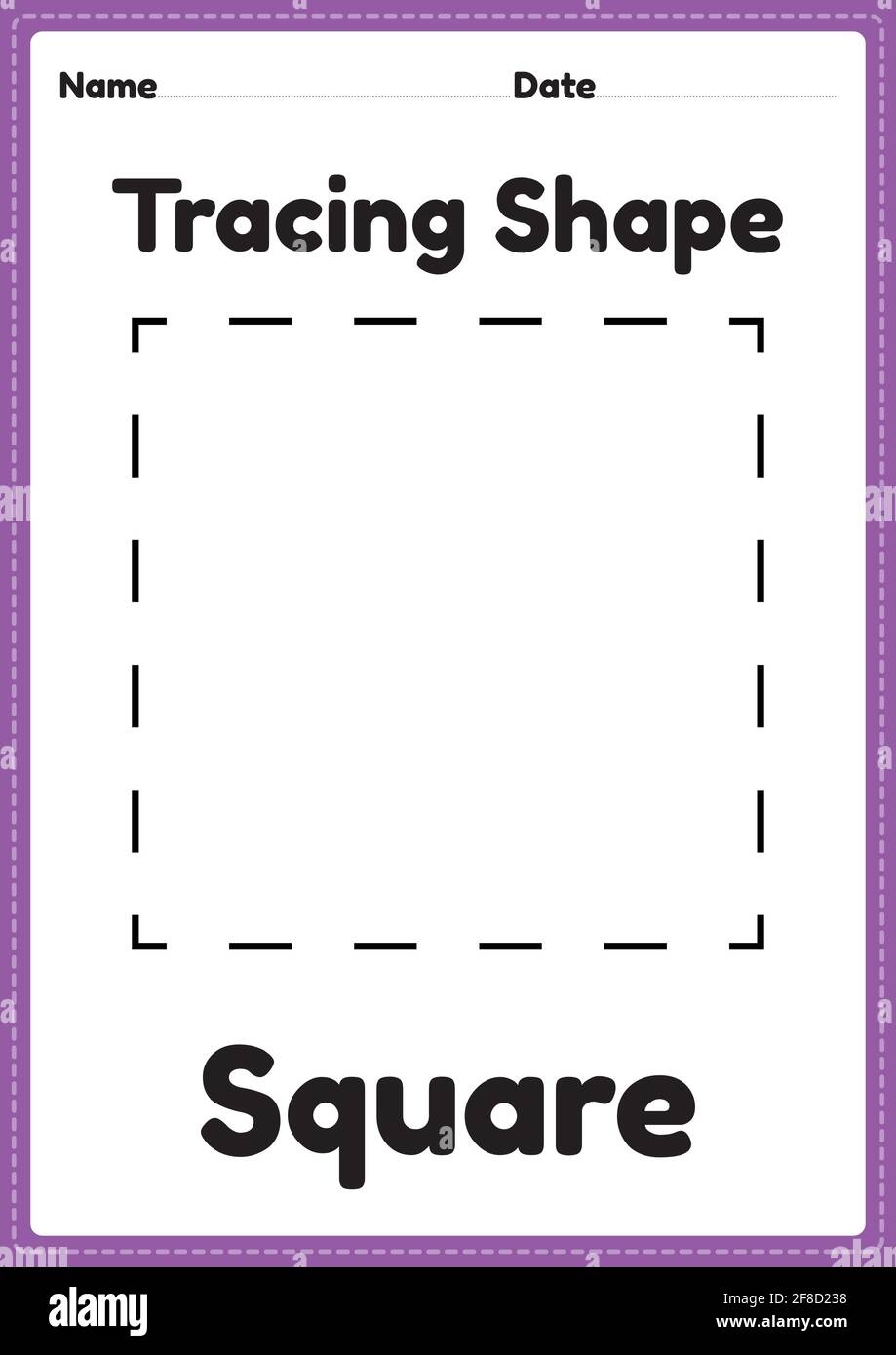 Printable Squares For Preschoolers