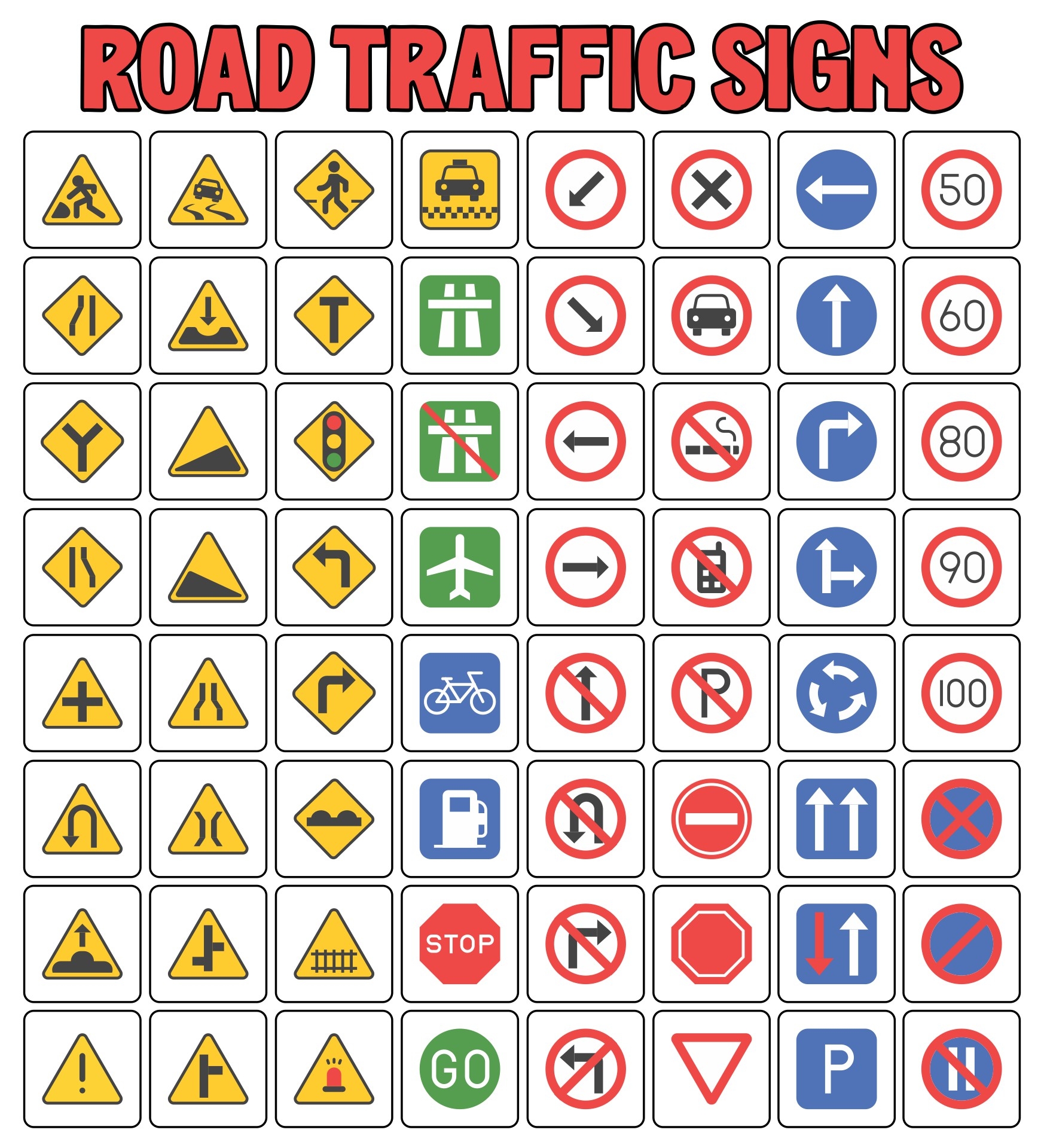 Traffic Sign For Preschoolers 10 Free PDF Printables Printablee