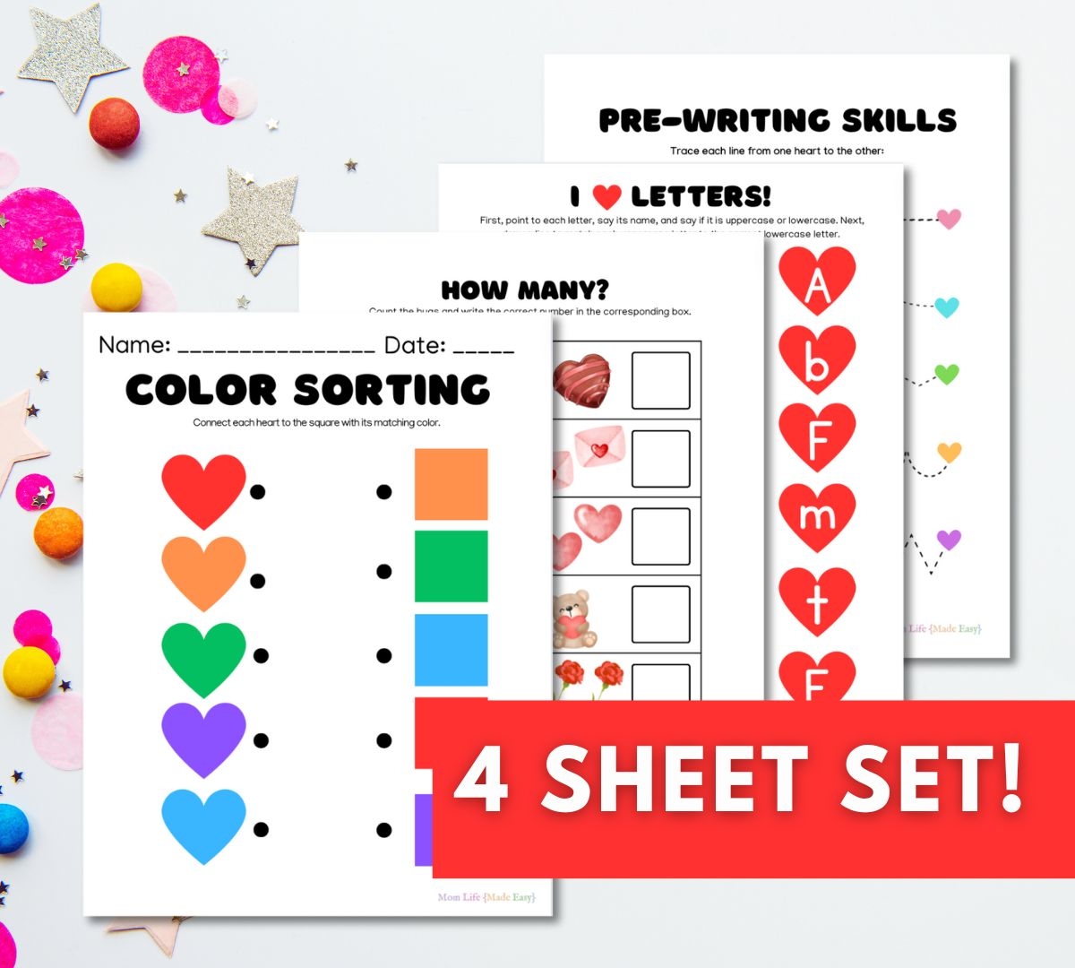 Valentines Printables Preschool