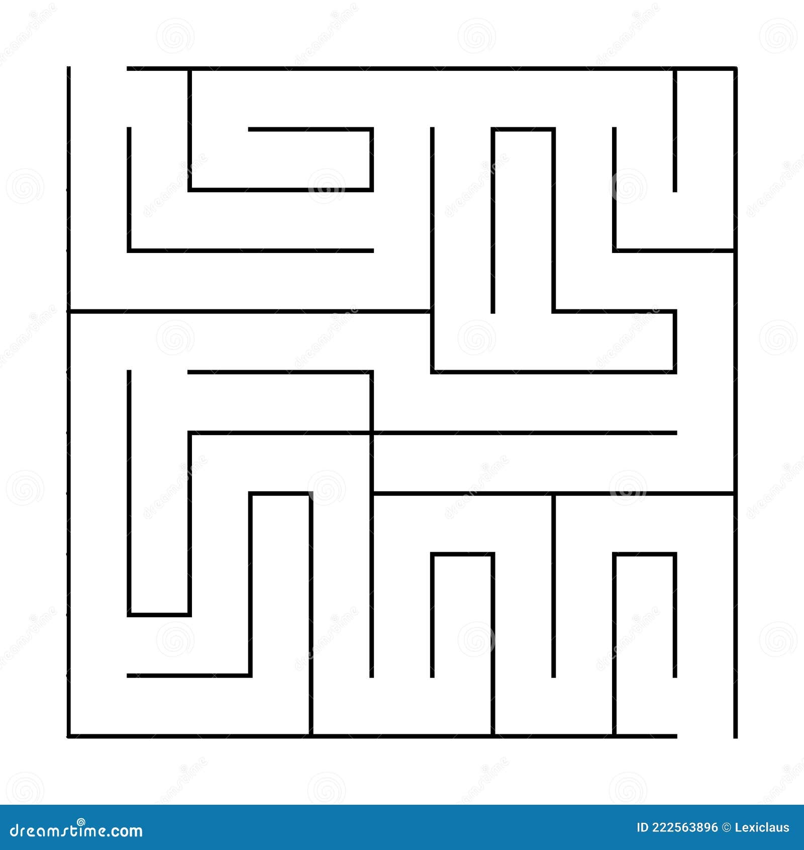 Vector Square Maze Template Blank Black And White Labyrinth Game Stock Vector Illustration Of Kindergarten Background 222563896 Vector Square Maze Template Blank Black And White Labyrinth Game Stock Vector Illustration Of Kindergarten Background 222563896