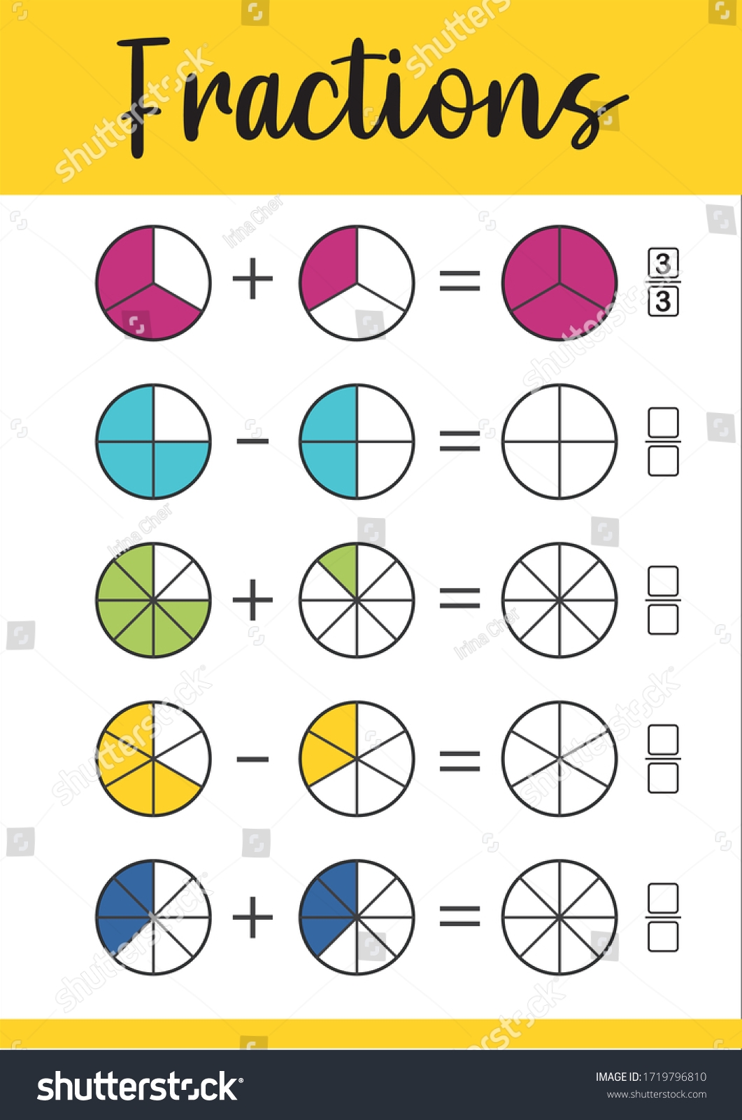 Vektor Stok Mathematics Math Worksheet Kids Circle Correct Tanpa Royalti 1719796810 Shutterstock
