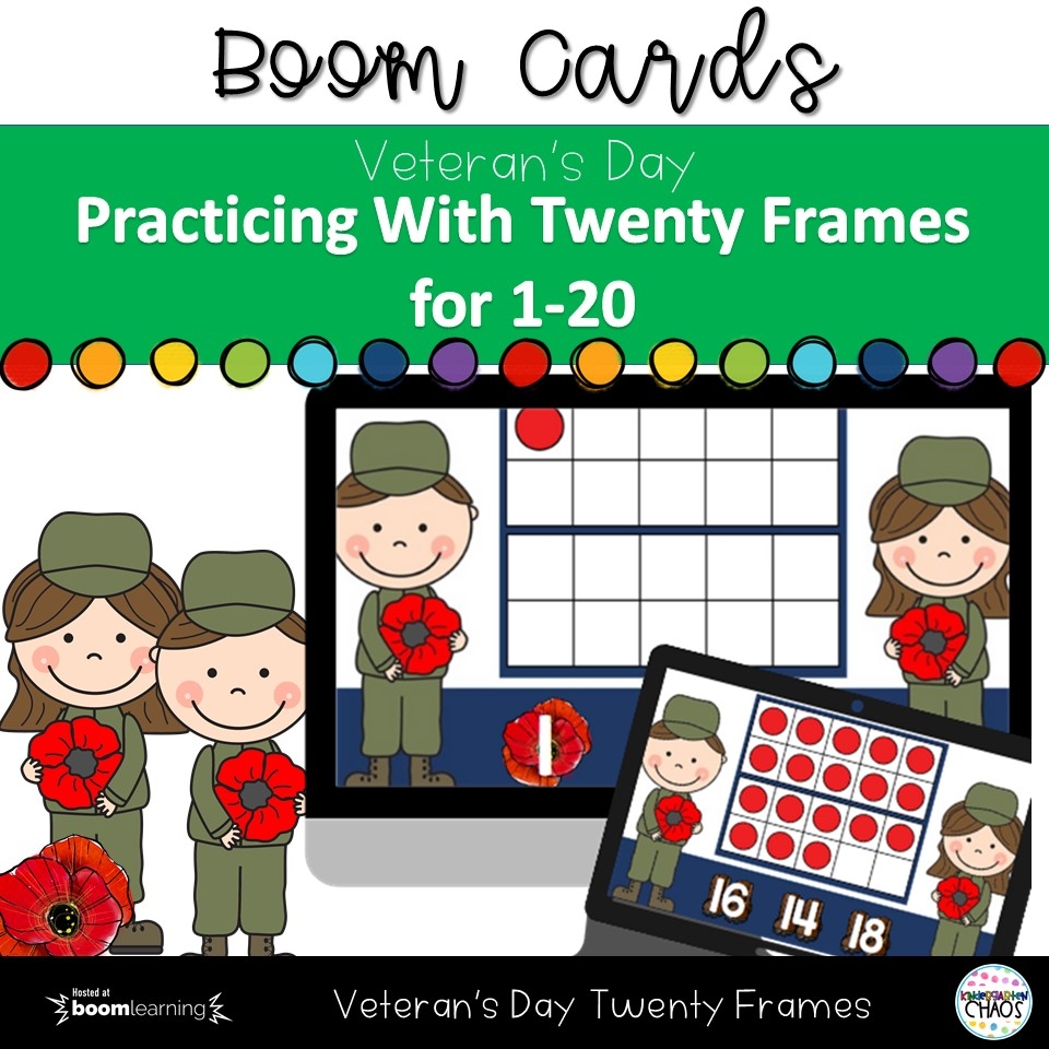 Free Veterans Day Kindergarten Math Worksheets
