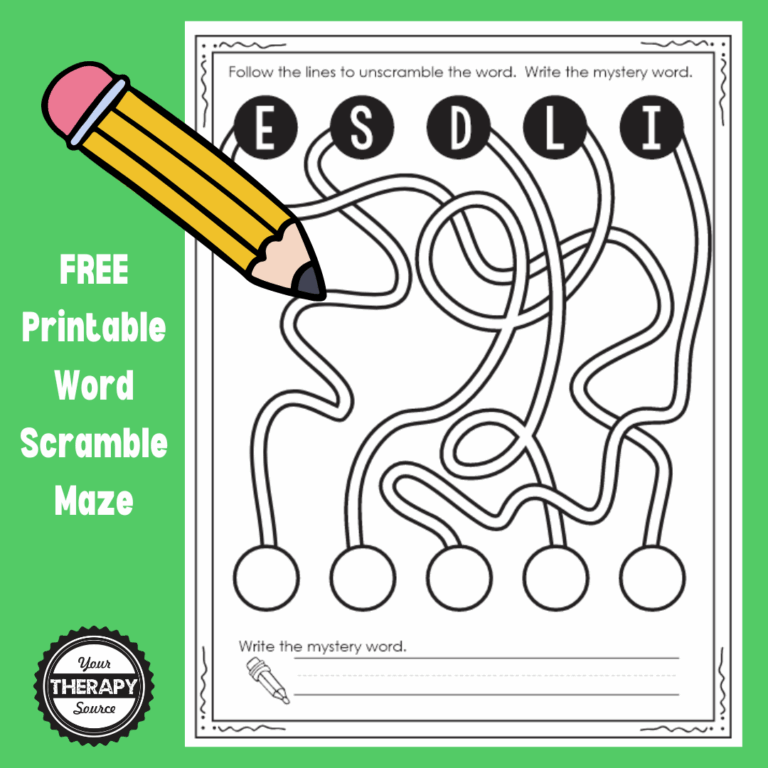 Visual Perception Activities Free Printables Your Therapy Source