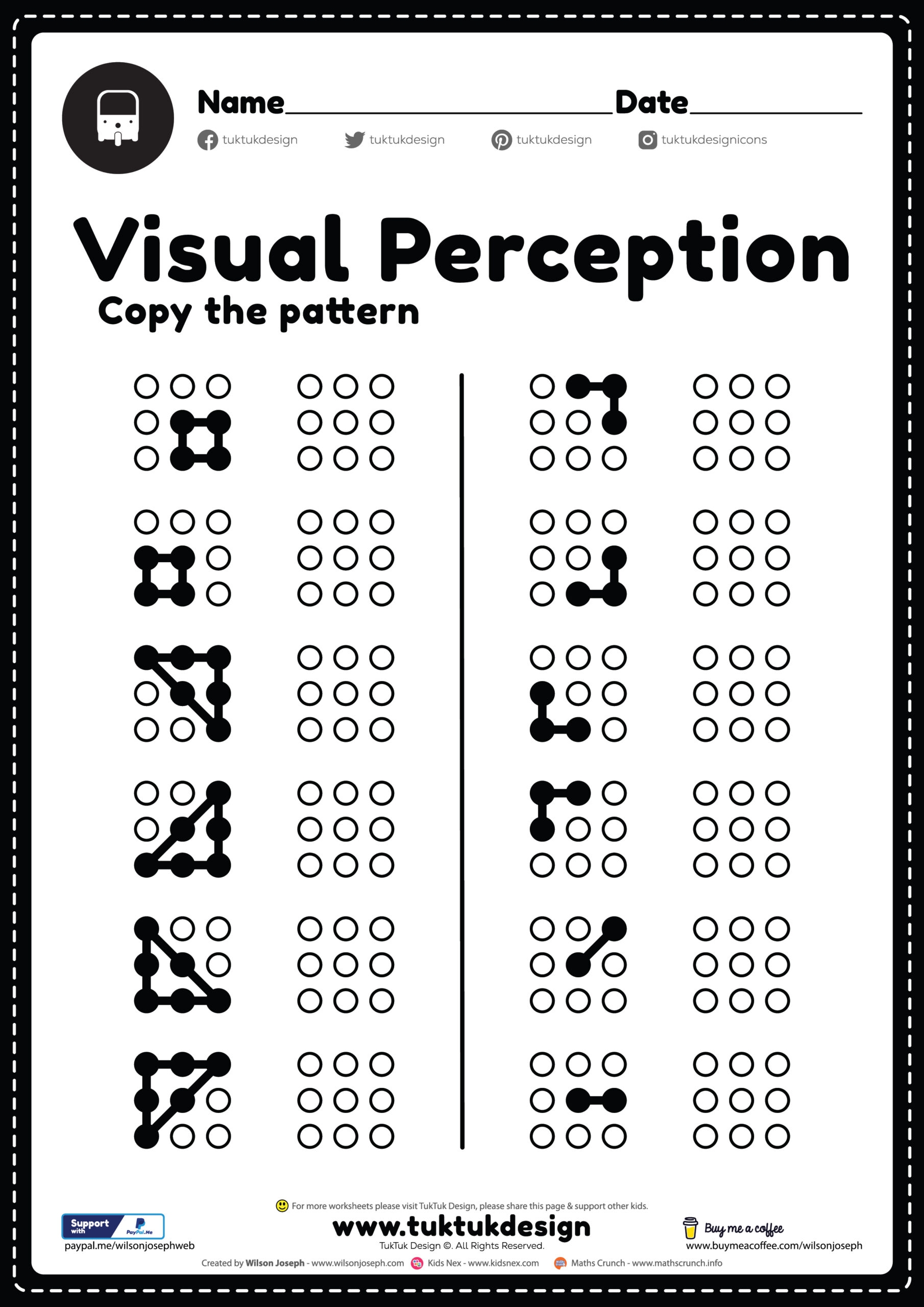 Occupational Therapy Free Printable Worksheets