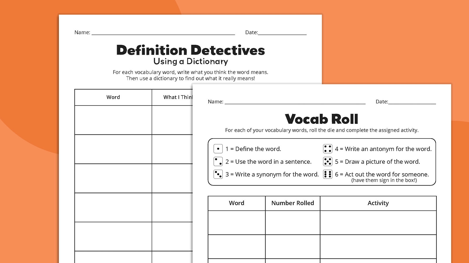Free Printable 11th Grade Vocabulary Worksheets