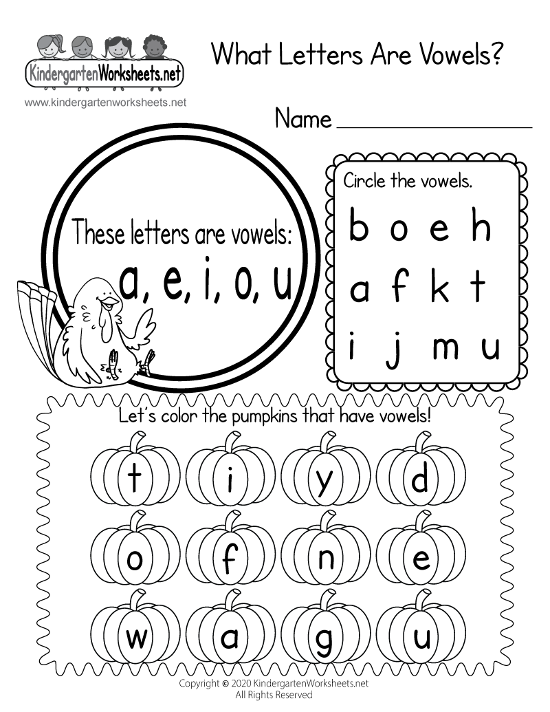 What Letters Are Vowels Worksheet Free Printable Digital U0026 PDF