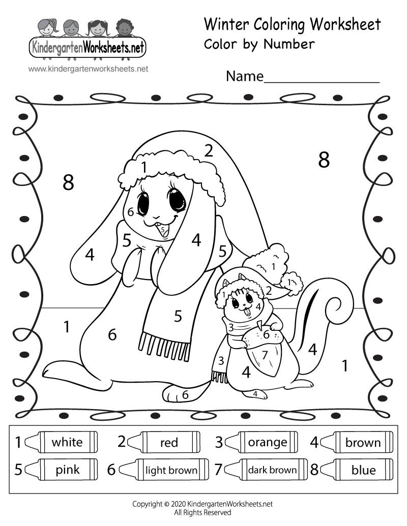 Free Printable Winter Worksheets Pdf