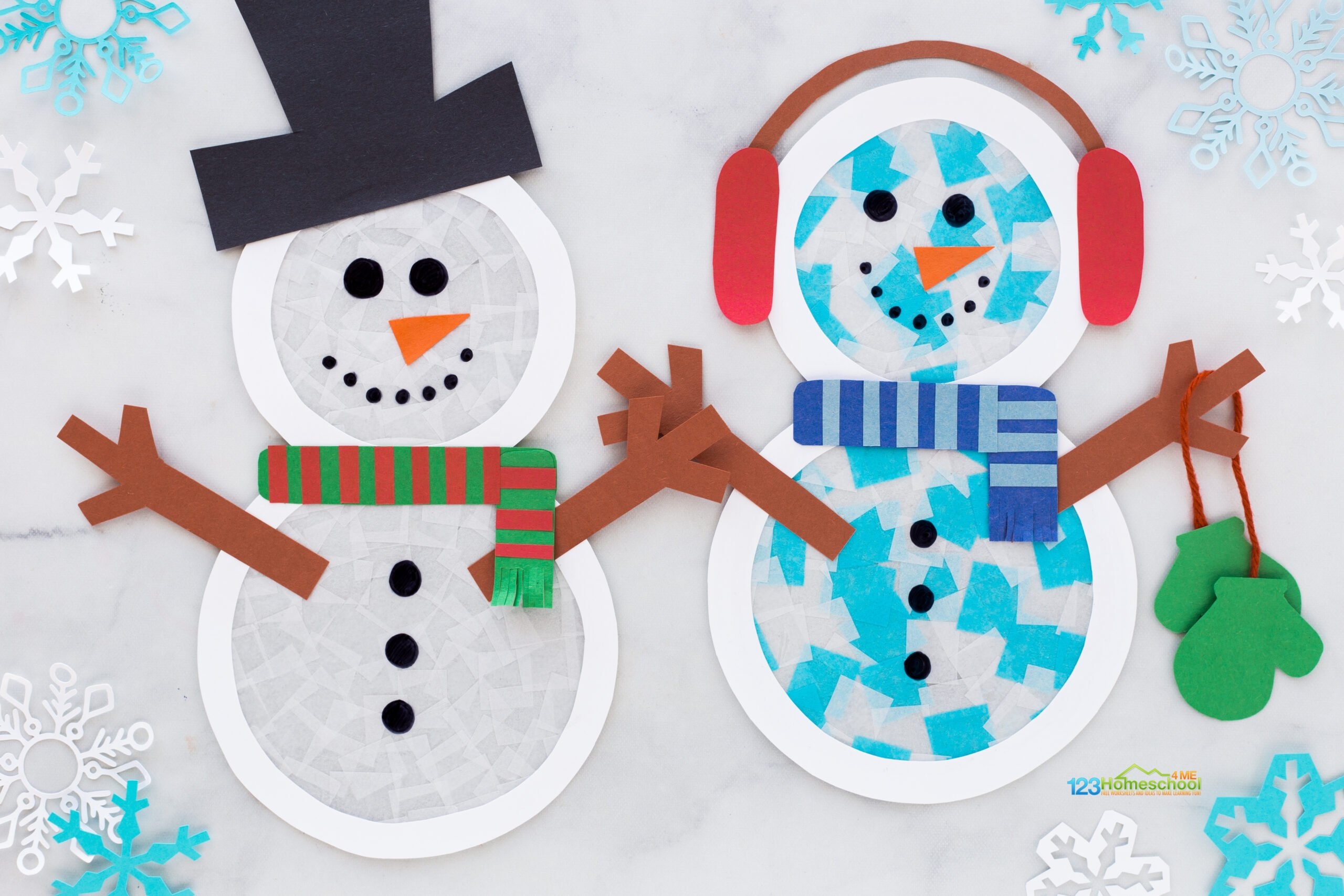 Printable Winter Craft For Preschoolers