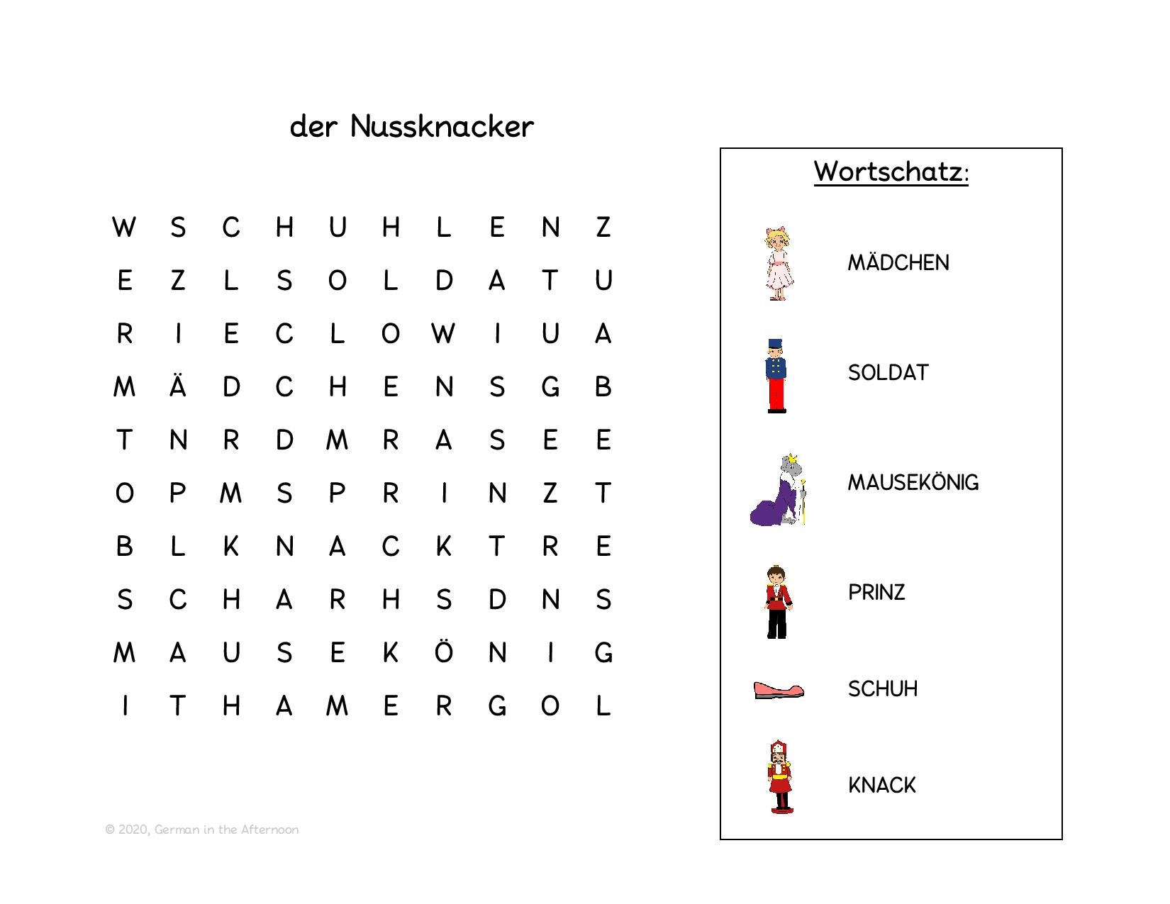 German Worksheets Free Printable