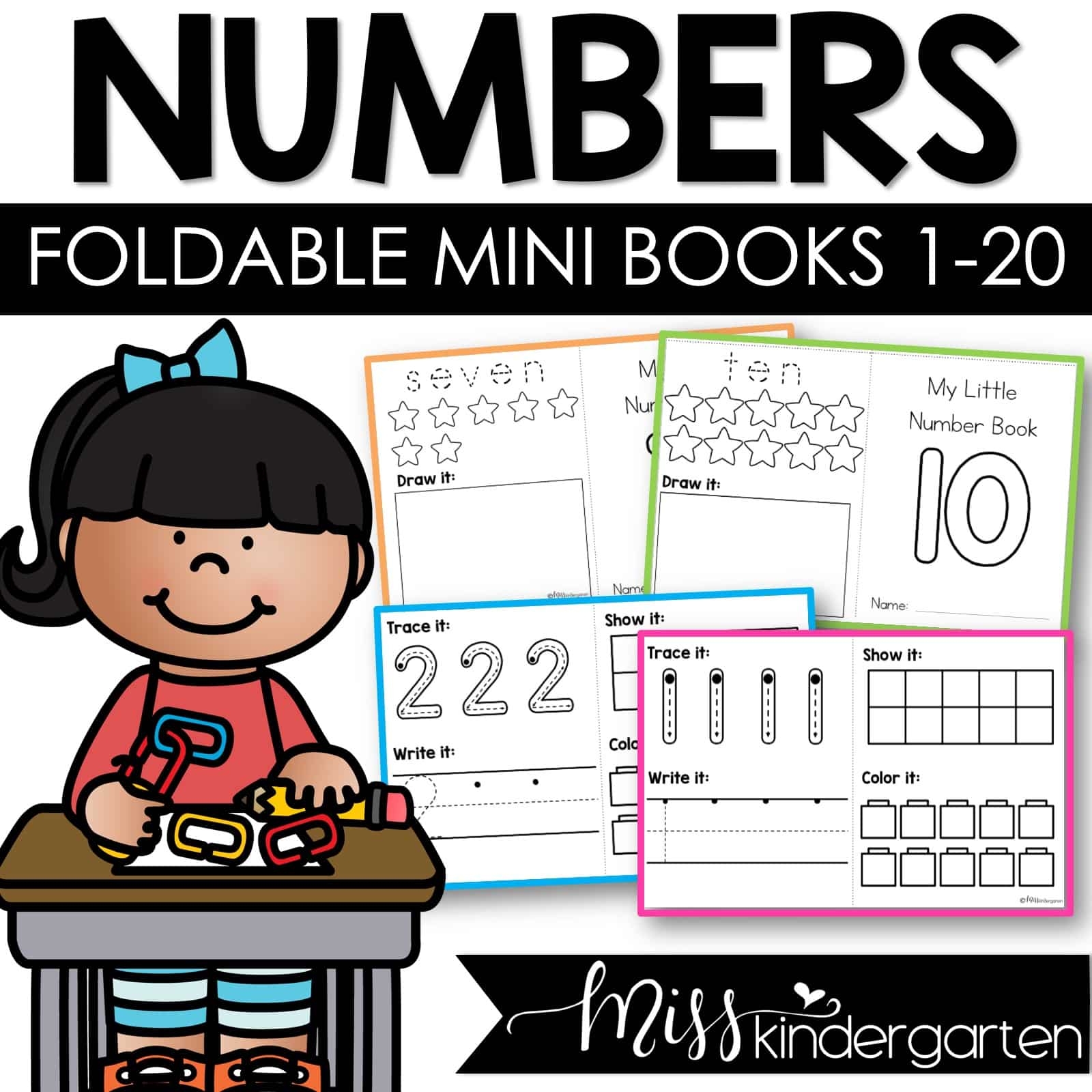 Number Worksheets Free Printable 1-20