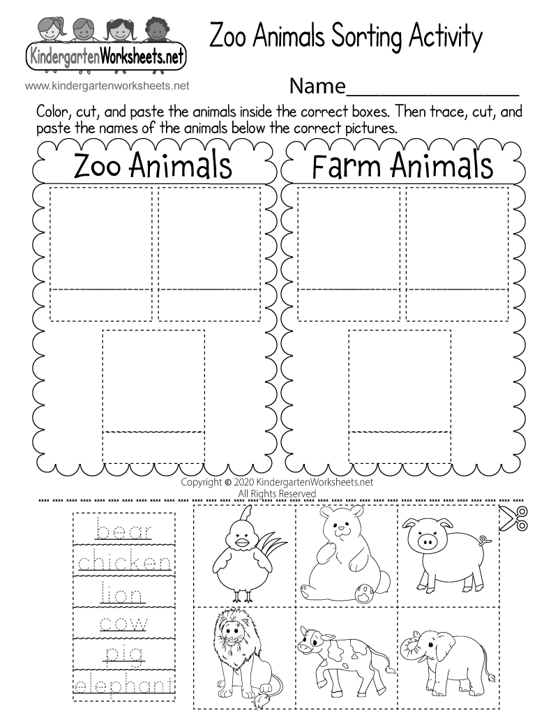 Zoo Animals Sorting Activity Worksheet Free Printable Digital U0026 PDF Zoo Animals Sorting Activity Worksheet Free Printable Digital U0026 PDF
