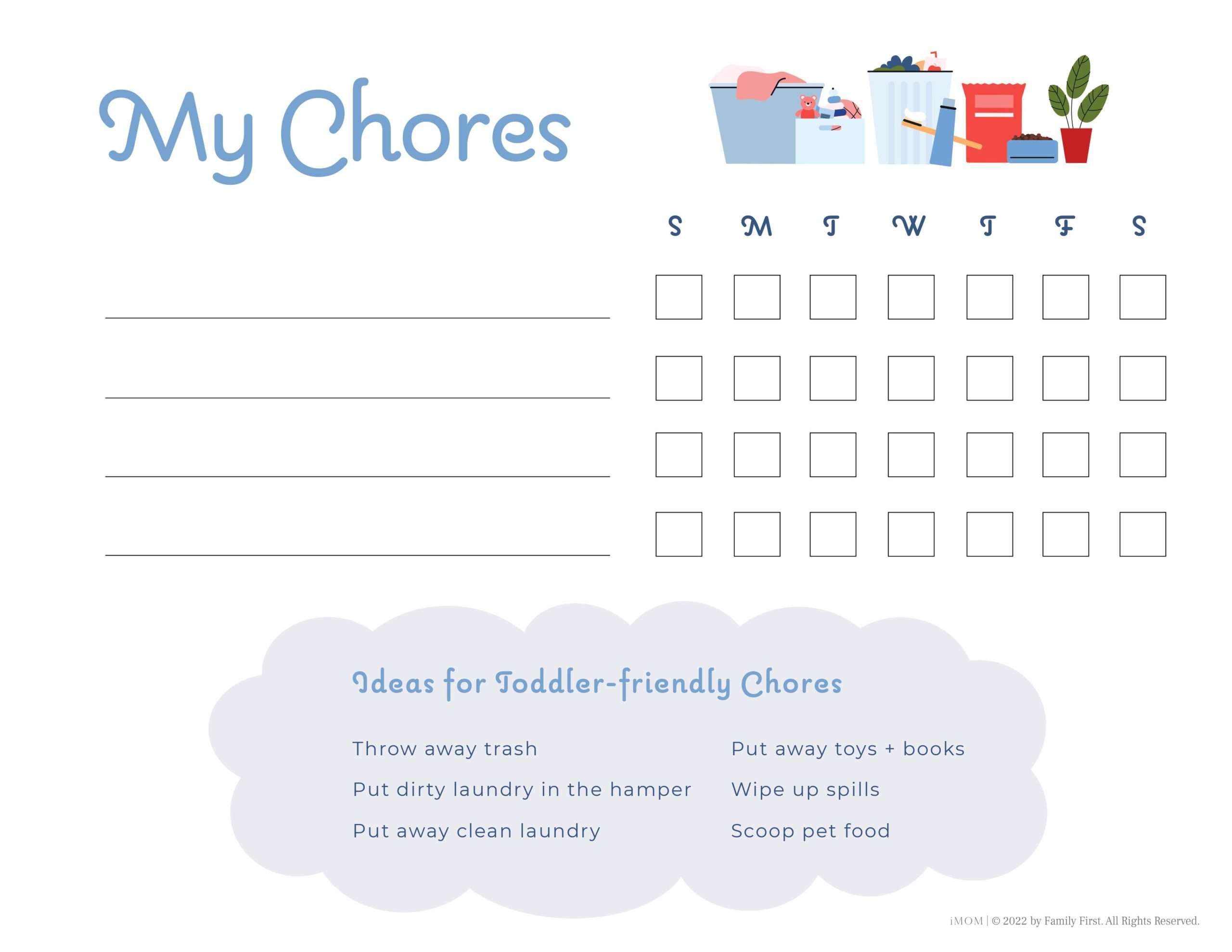 Free Printable Preschool Helper Chart Pictures