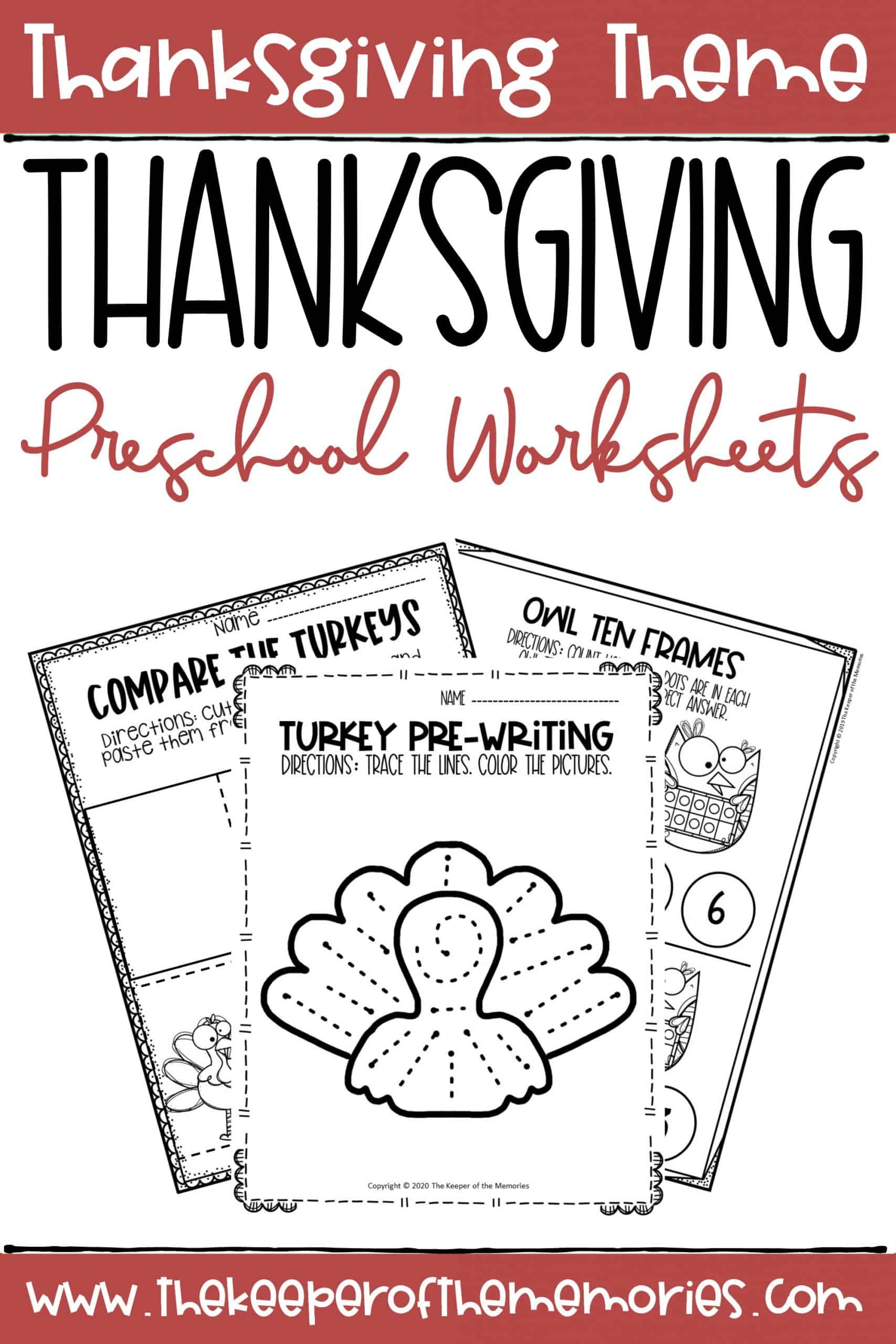 Printable Thanksgiving Pictures Preschool
