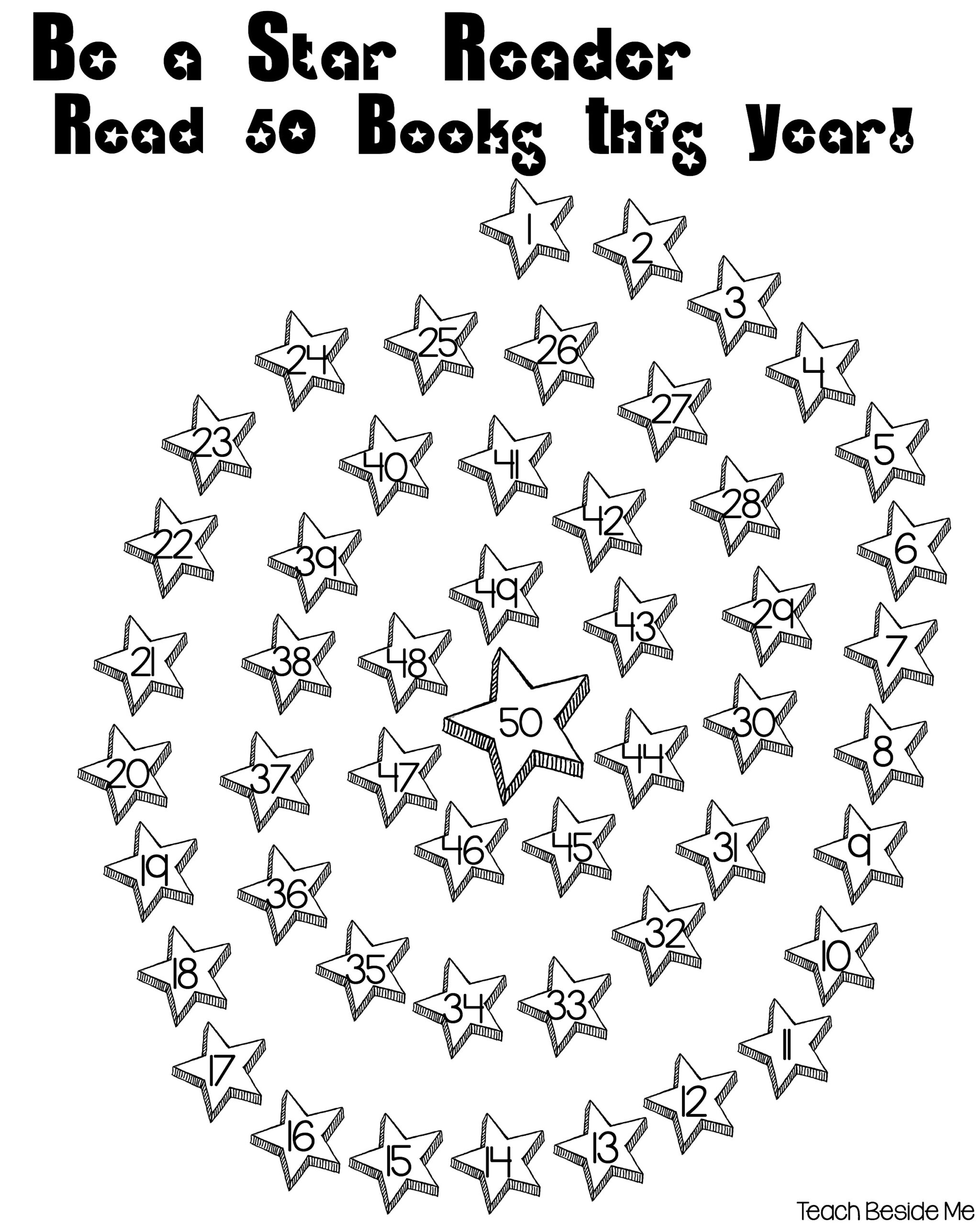 12 Month Reading Challenge For Kids Teach Beside Me