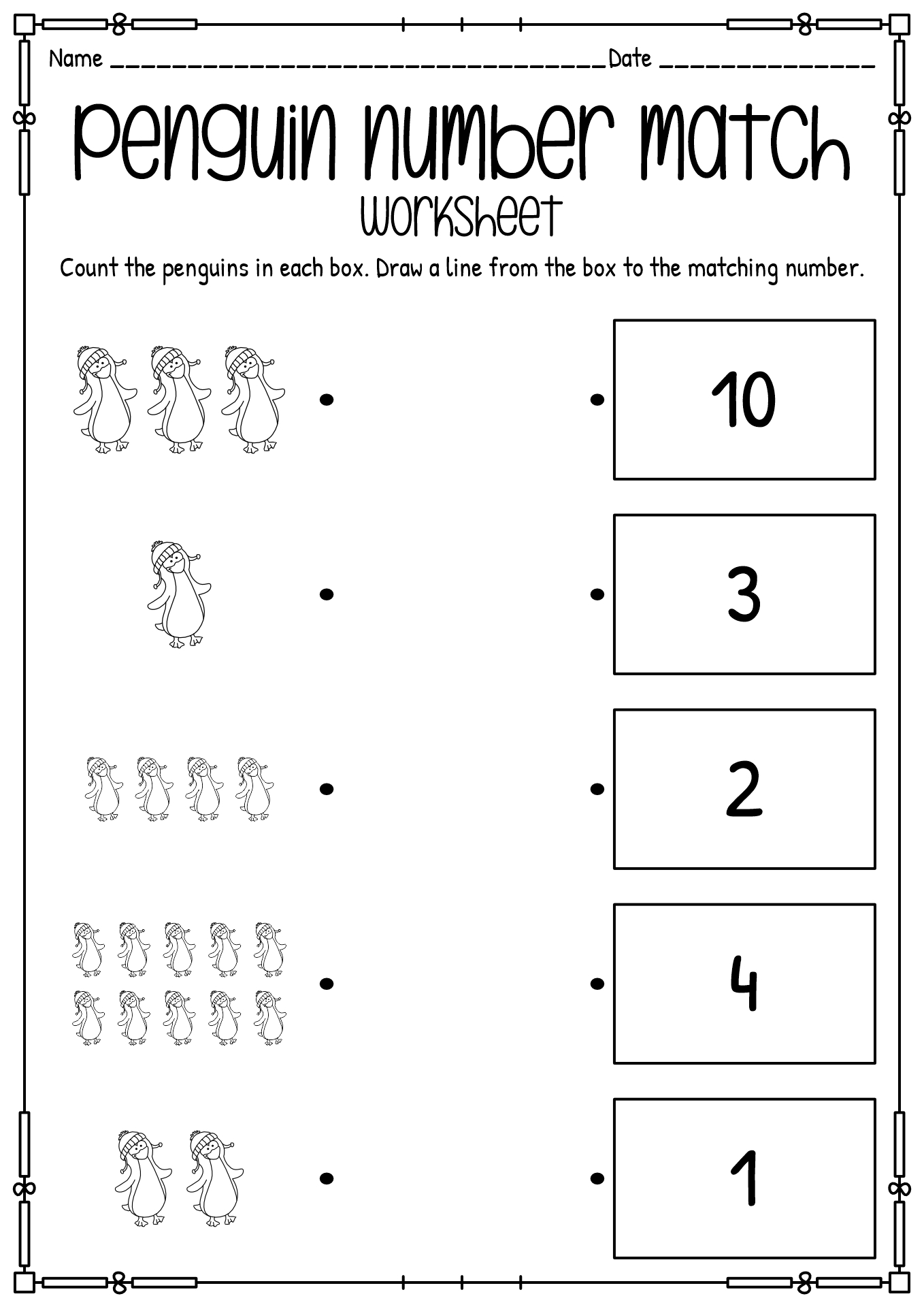 13 Penguin Preschool Worksheets Free PDF At Worksheeto