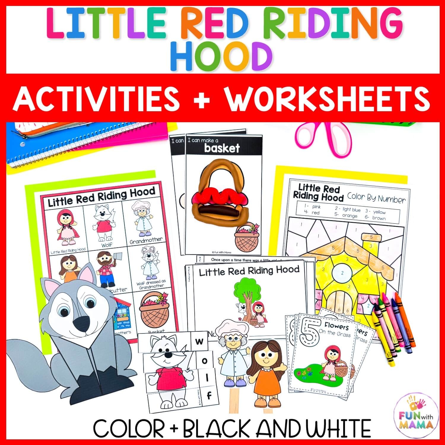 Little Red Riding Hood Printables Preschool