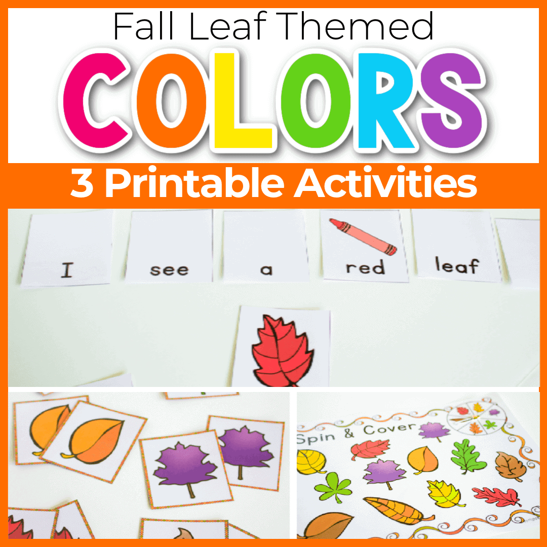 Printable Color Activities For Preschoolers