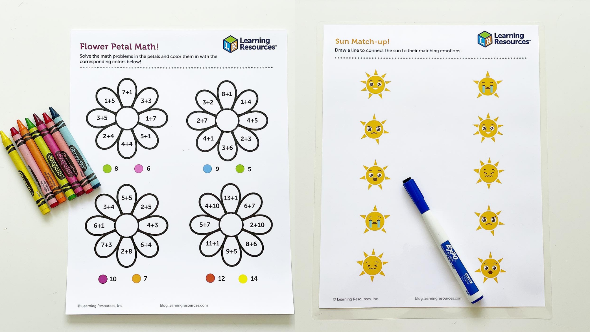 Preschool Learning Activity Printables
