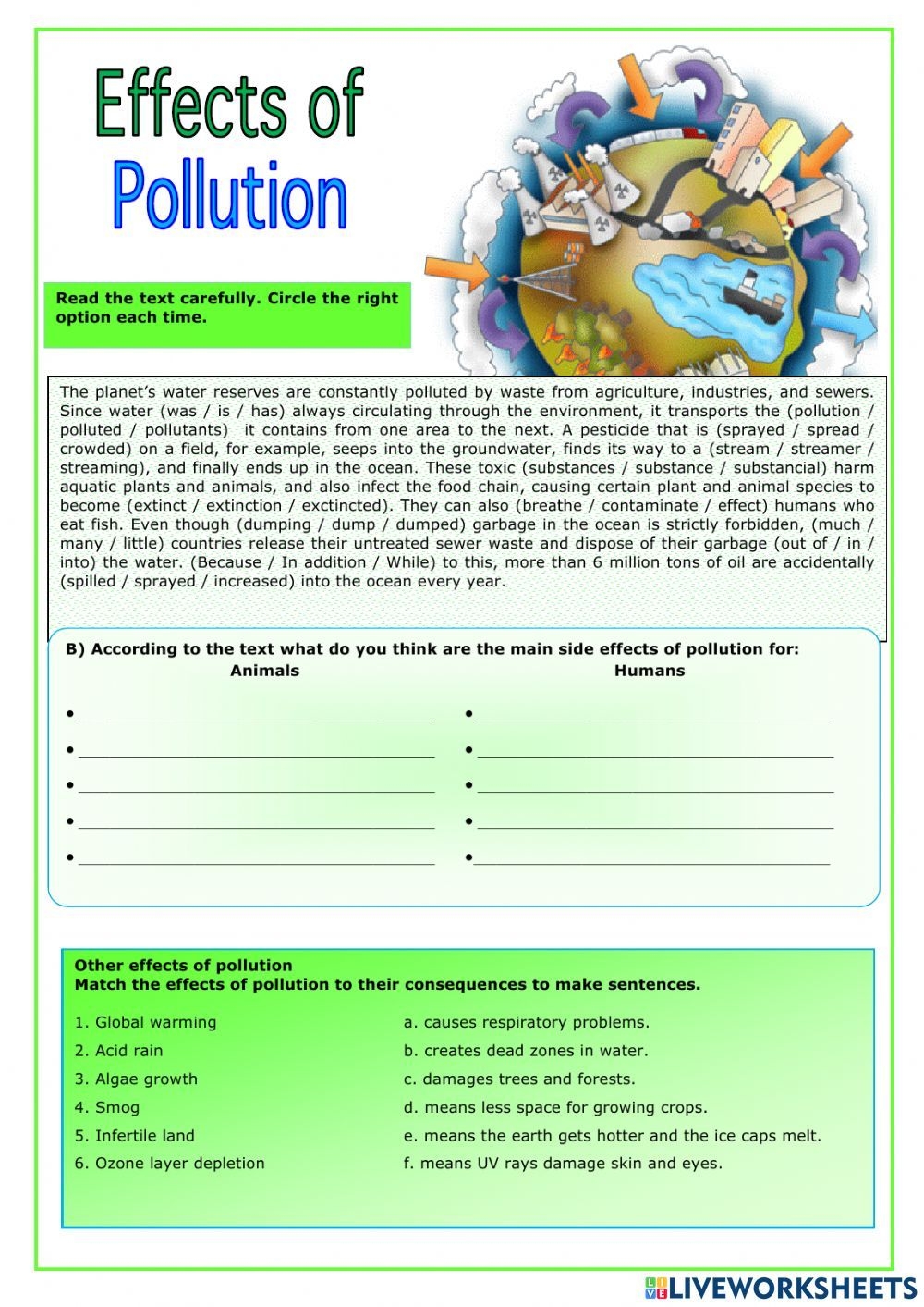 31 ENVIRONMENTAL PROBLEMS Ideas In 2025 Environmental Problem Reading Comprehension Reading Comprehension Lessons 31 ENVIRONMENTAL PROBLEMS Ideas In 2025 Environmental Problem Reading Comprehension Reading Comprehension Lessons