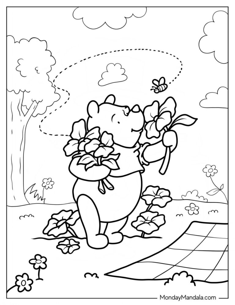 36 Spring Coloring Pages Free PDF Printables