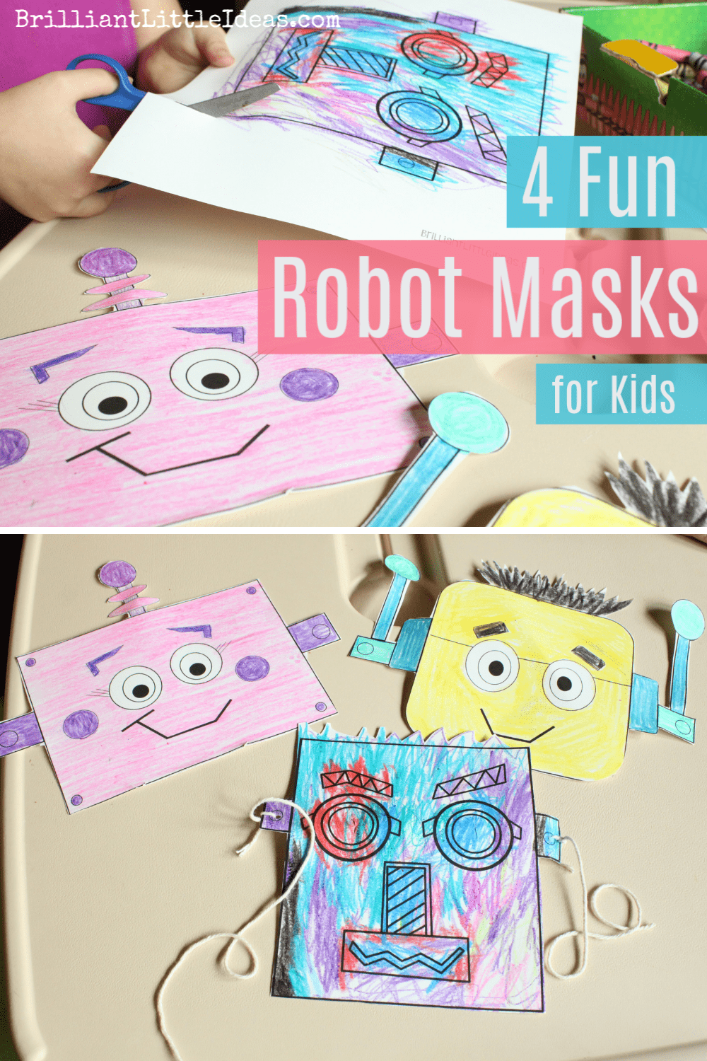 4 Fun Robot Masks For Kids Brilliant Little Ideas 4 Fun Robot Masks For Kids Brilliant Little Ideas