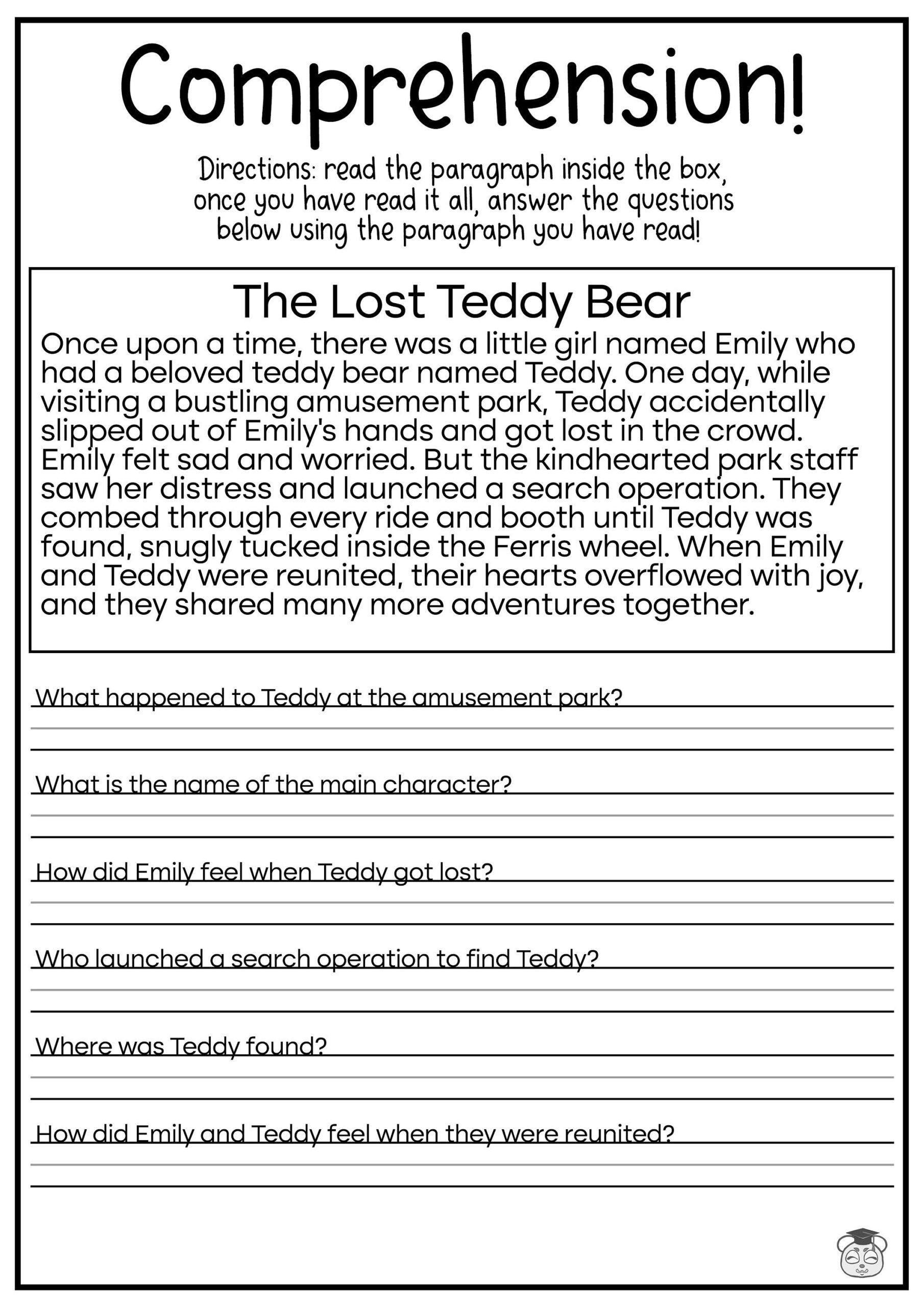 5 Printable Reading Comprehension English Worksheets ages 4 7  5 Printable Reading Comprehension English Worksheets ages 4 7