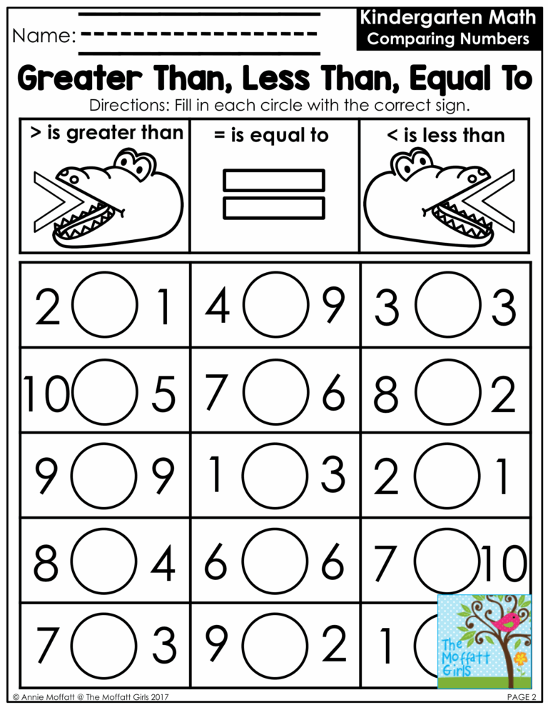 51 Greater Than Smaller Than Ideas Kindergarten Math Worksheets Kindergarten Math Preschool Math