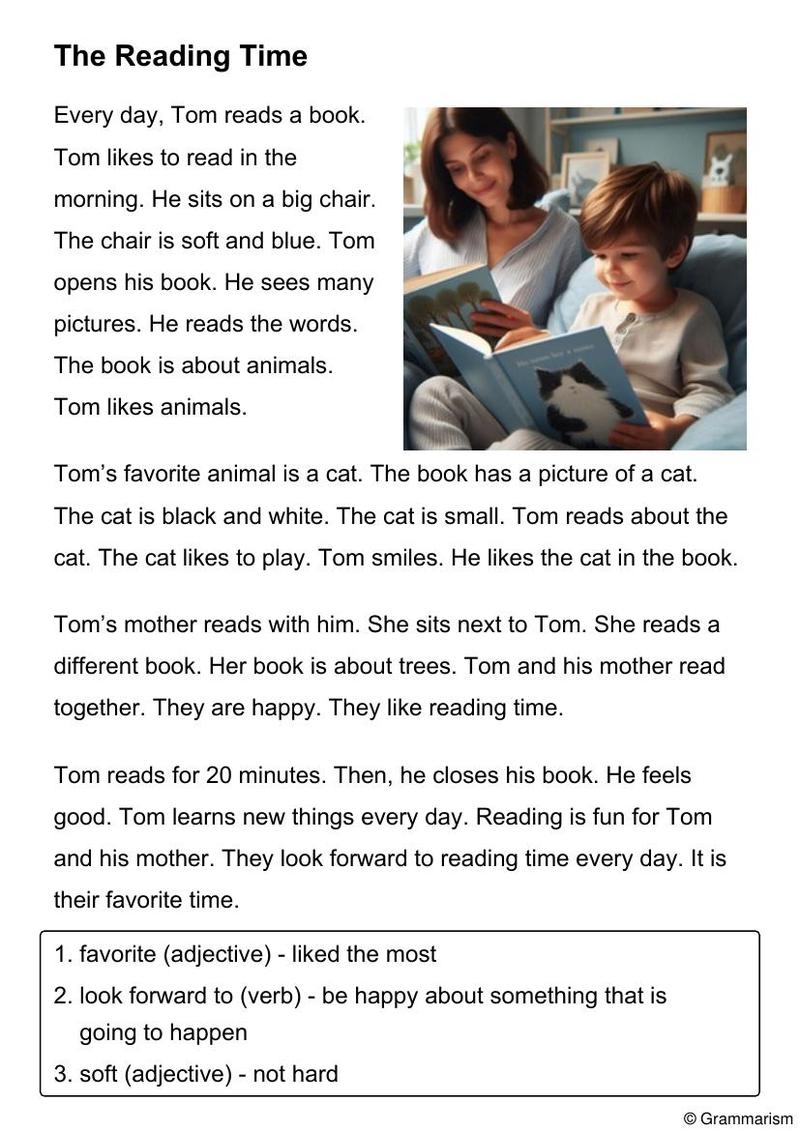 Reading Comprehension Adults Worksheet
