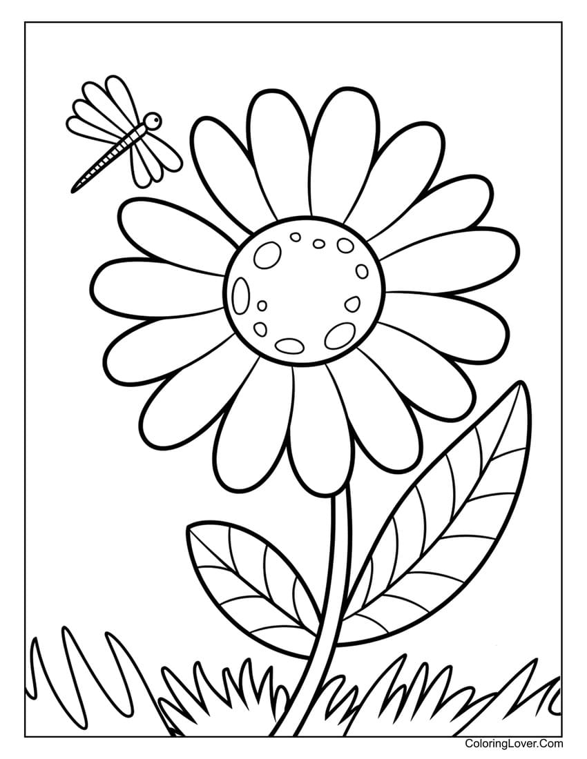 76 Flower Coloring Pages Free Printables For All Ages 