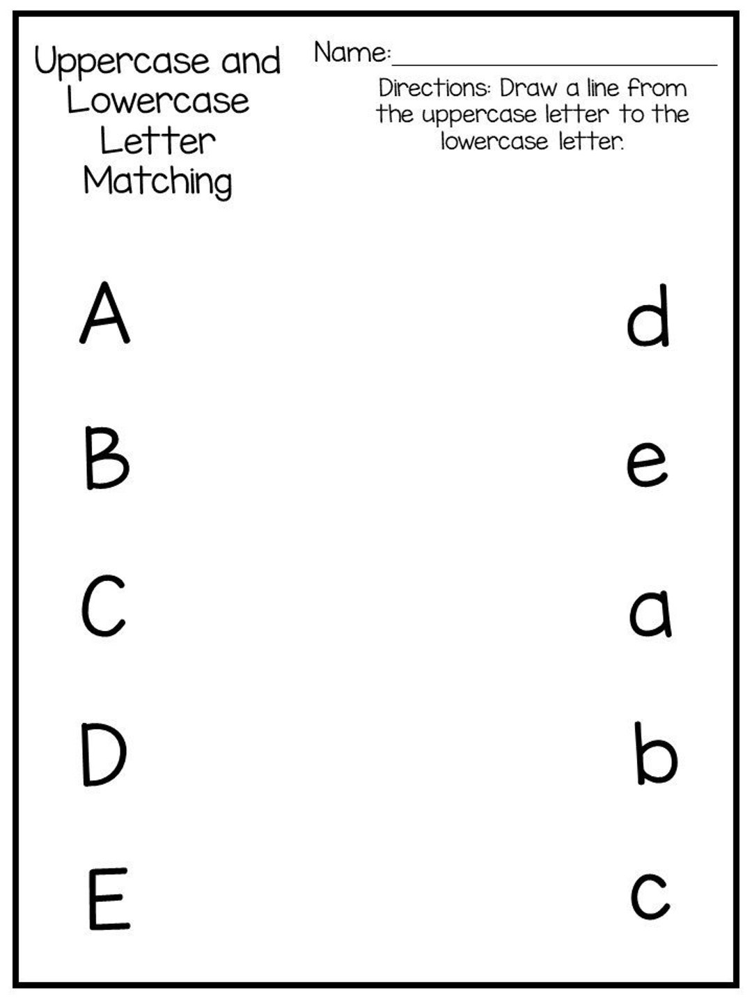 9 Printable Preschool Alphabet Worksheets Letter Recognition Worksheets And Activities Handwriting Etsy 9 Printable Preschool Alphabet Worksheets Letter Recognition Worksheets And Activities Handwriting Etsy