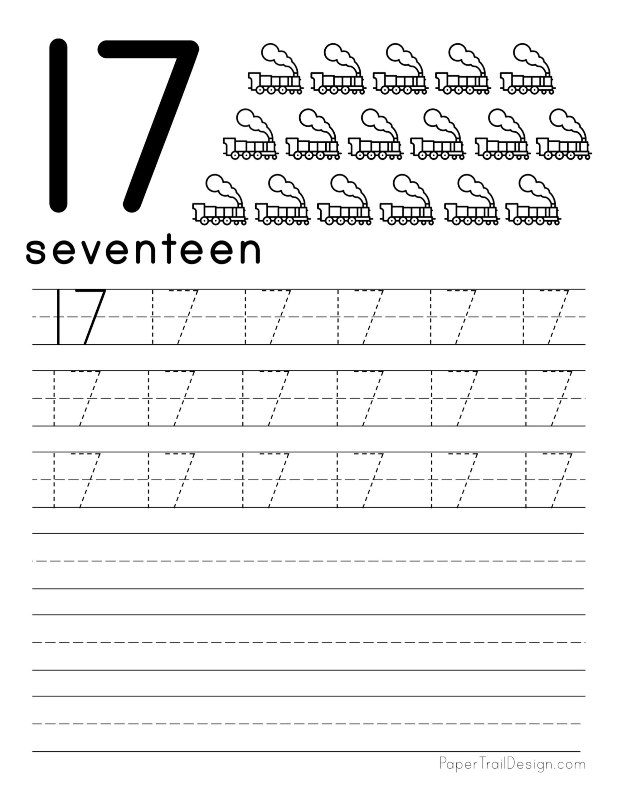 All About Number 17 Worksheet teacher Made Twinkl Worksheets Library
