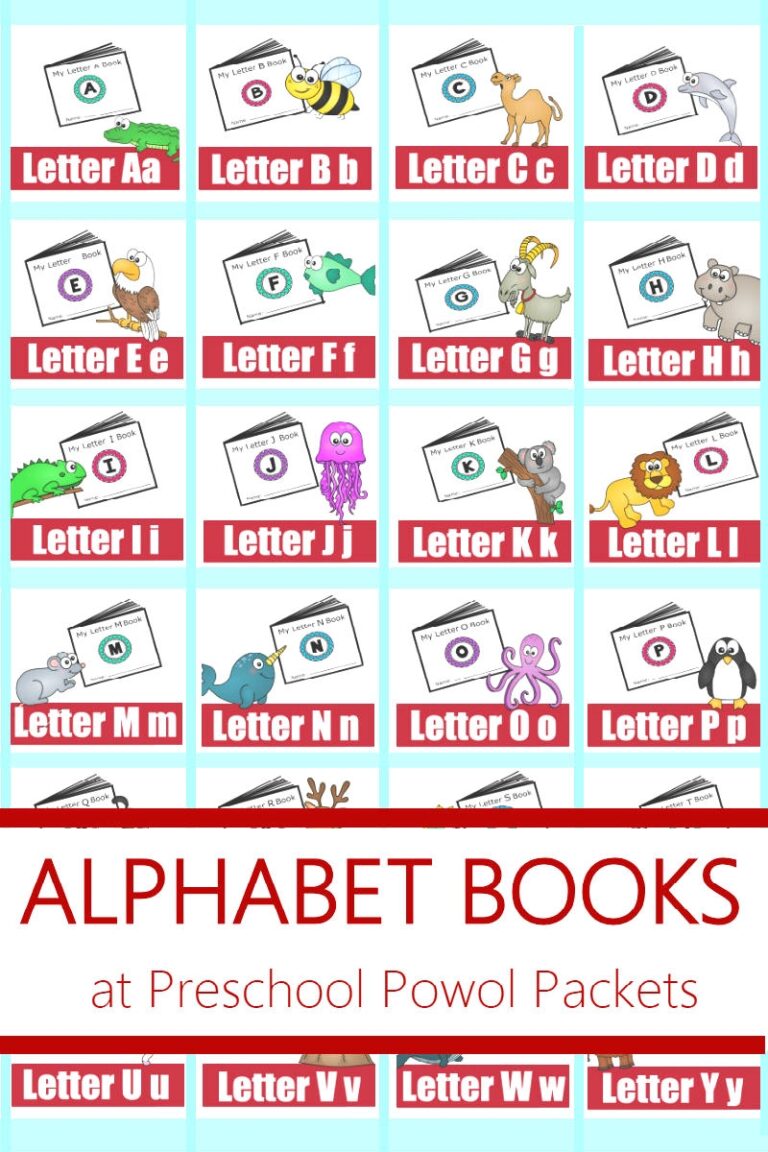 ALPHABET Free Printable Mini Books