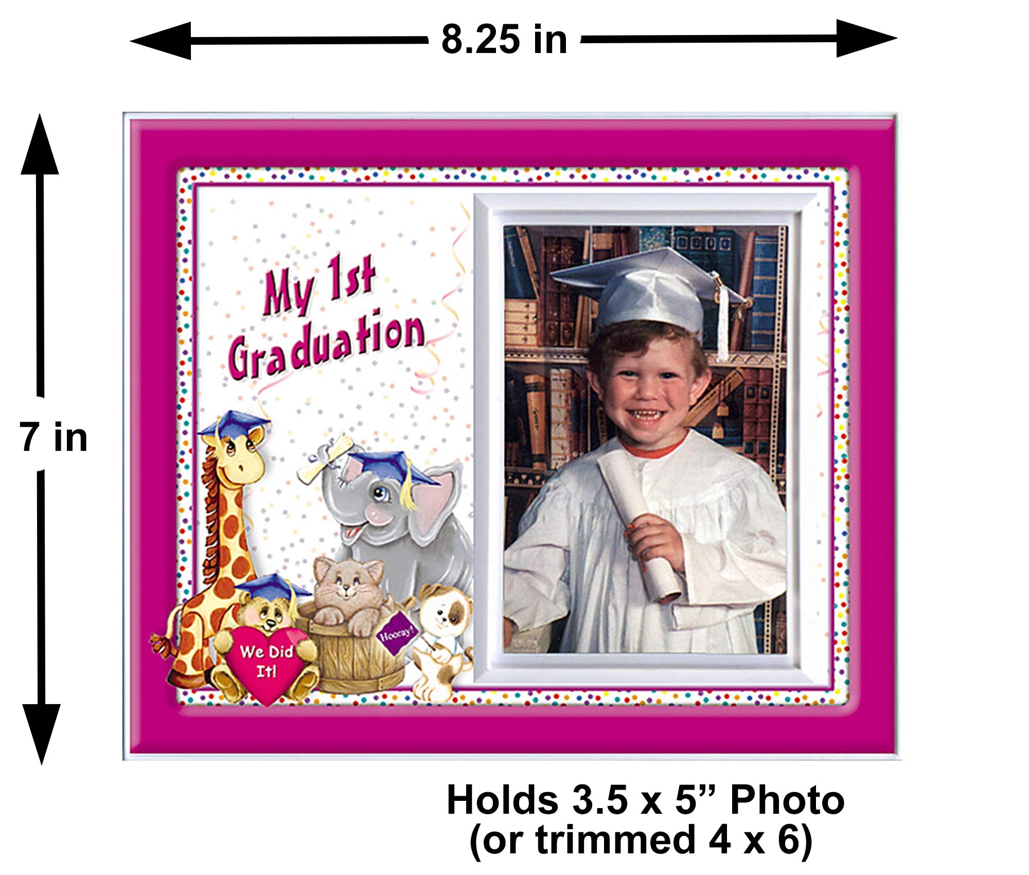 Amazon Prek Graduation Kindergarten Preschool Graduation Picture Frame Colorful And Fun Holds 3 5 X 5 Photo First Graduation Keepsake Gift 