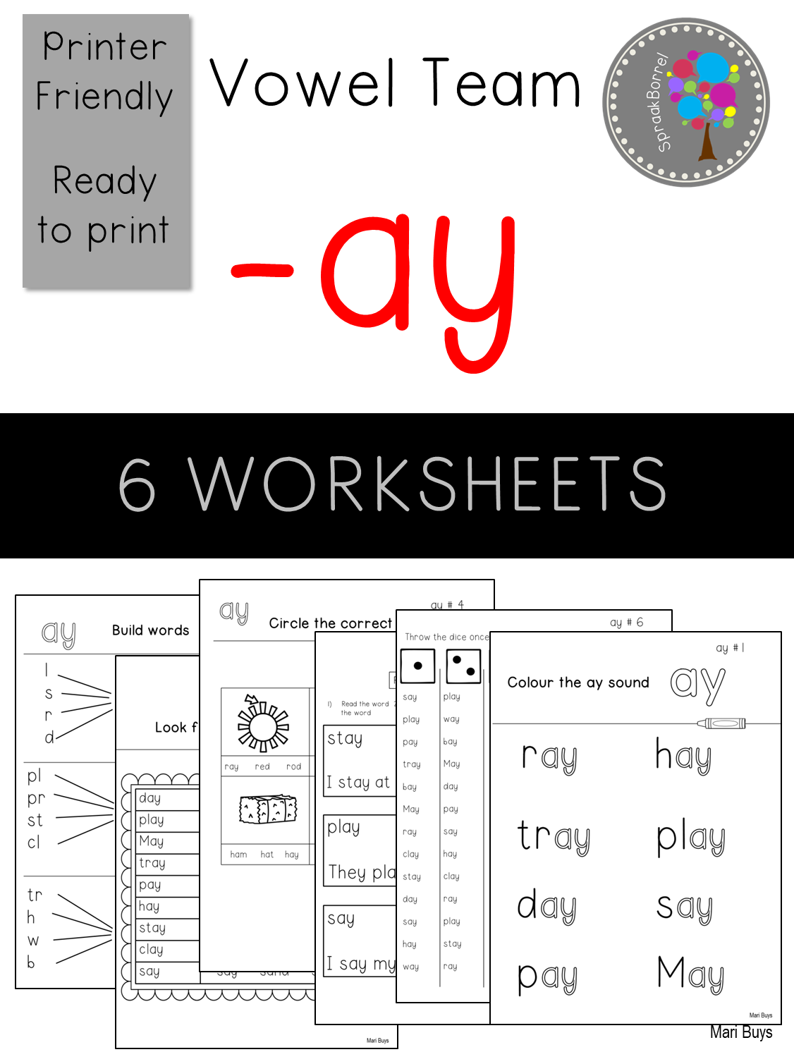 Phonics Worksheets Free Printable Uk
