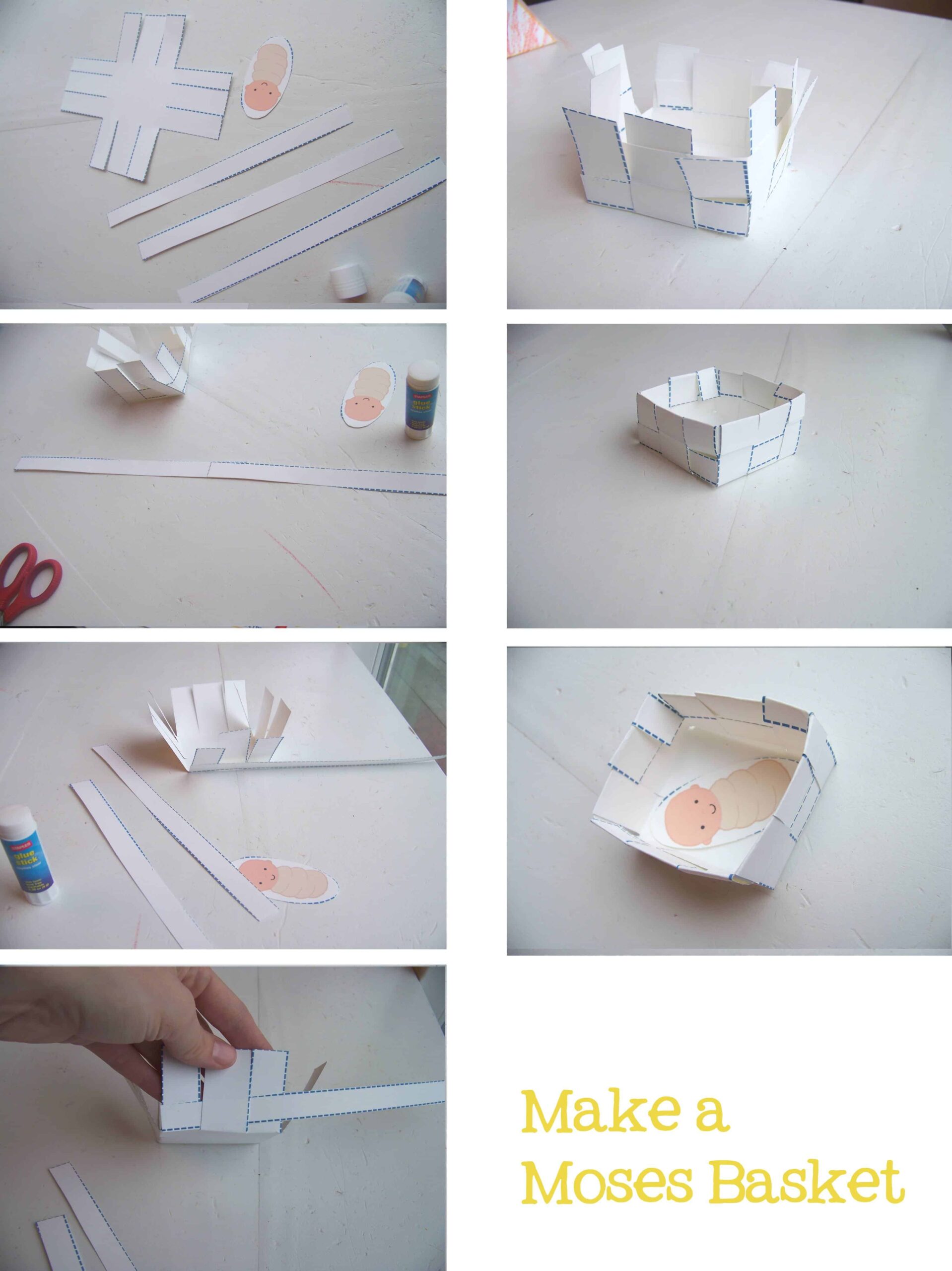 Printable Baby Moses Crafts For Preschoolers