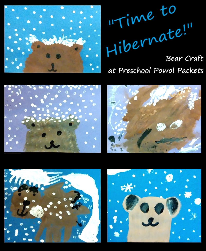 Hibernation Crafts For Preschoolers Printable