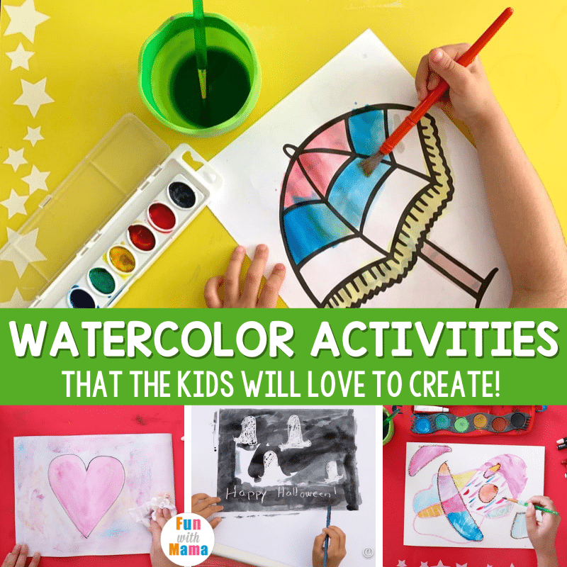 Preschool Watercolors Pages Printable Free Preschool Watercolors Pages Printable Free