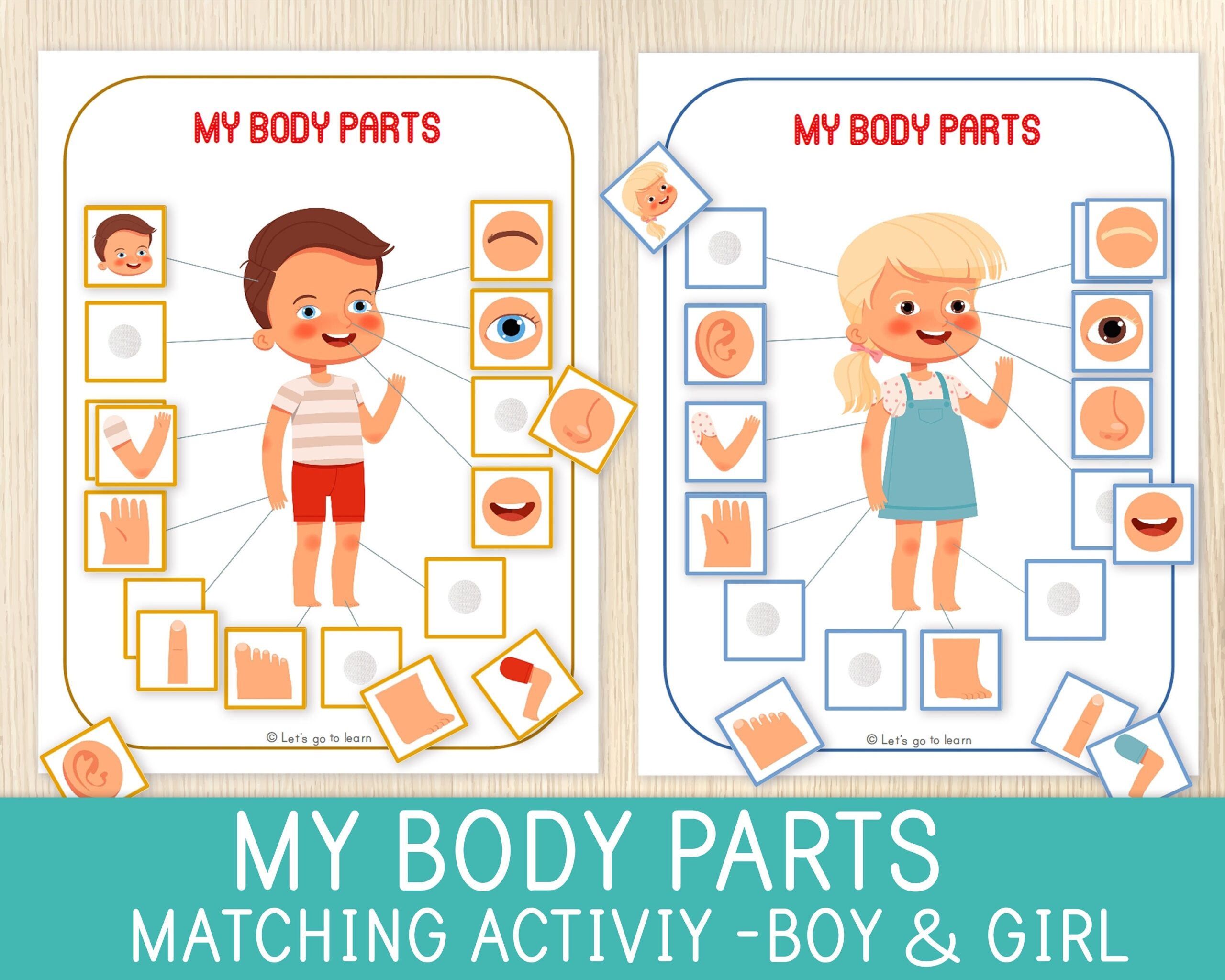 Preschool Printable Body Parts