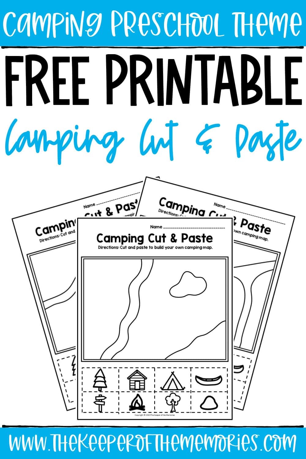 Camping Cut And Paste Worksheets Camping Cut And Paste Worksheets