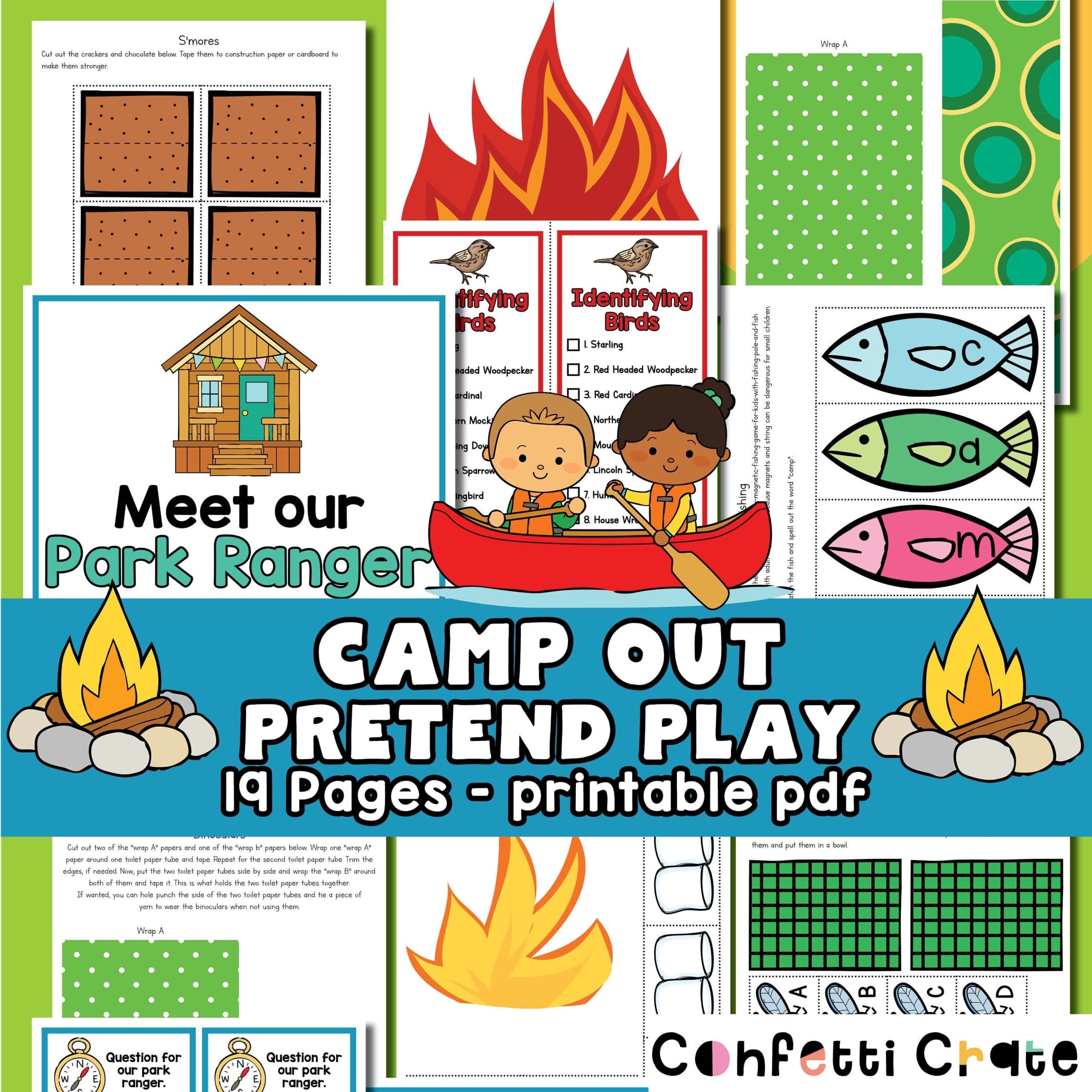 Free Printable Preschool Camping Theme Printables Free Printable Preschool Camping Theme Printables