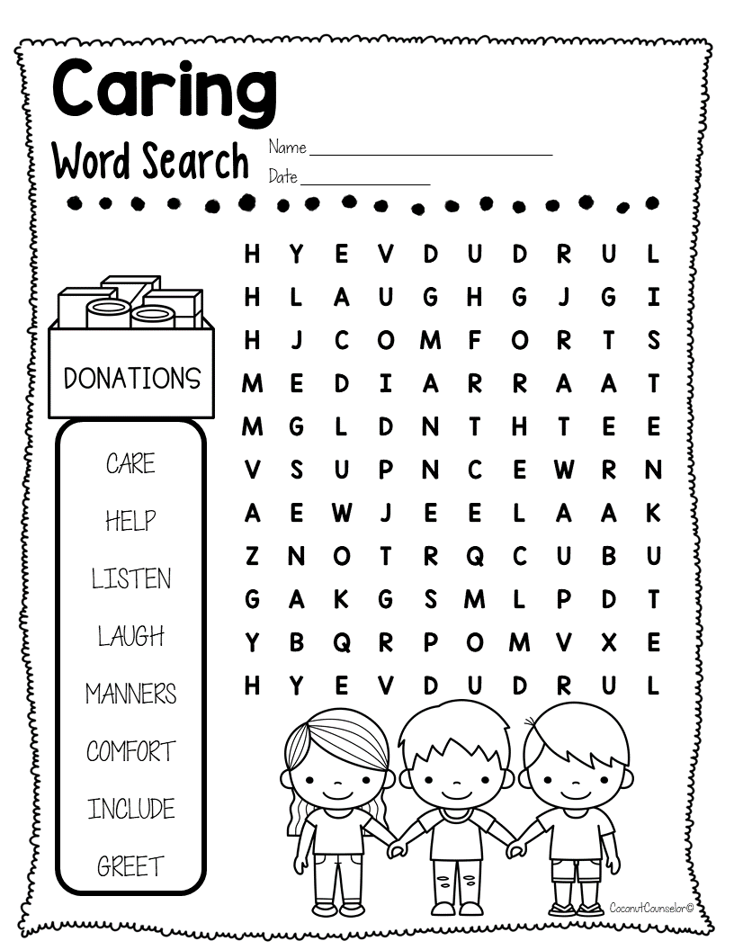 Caring Worksheets