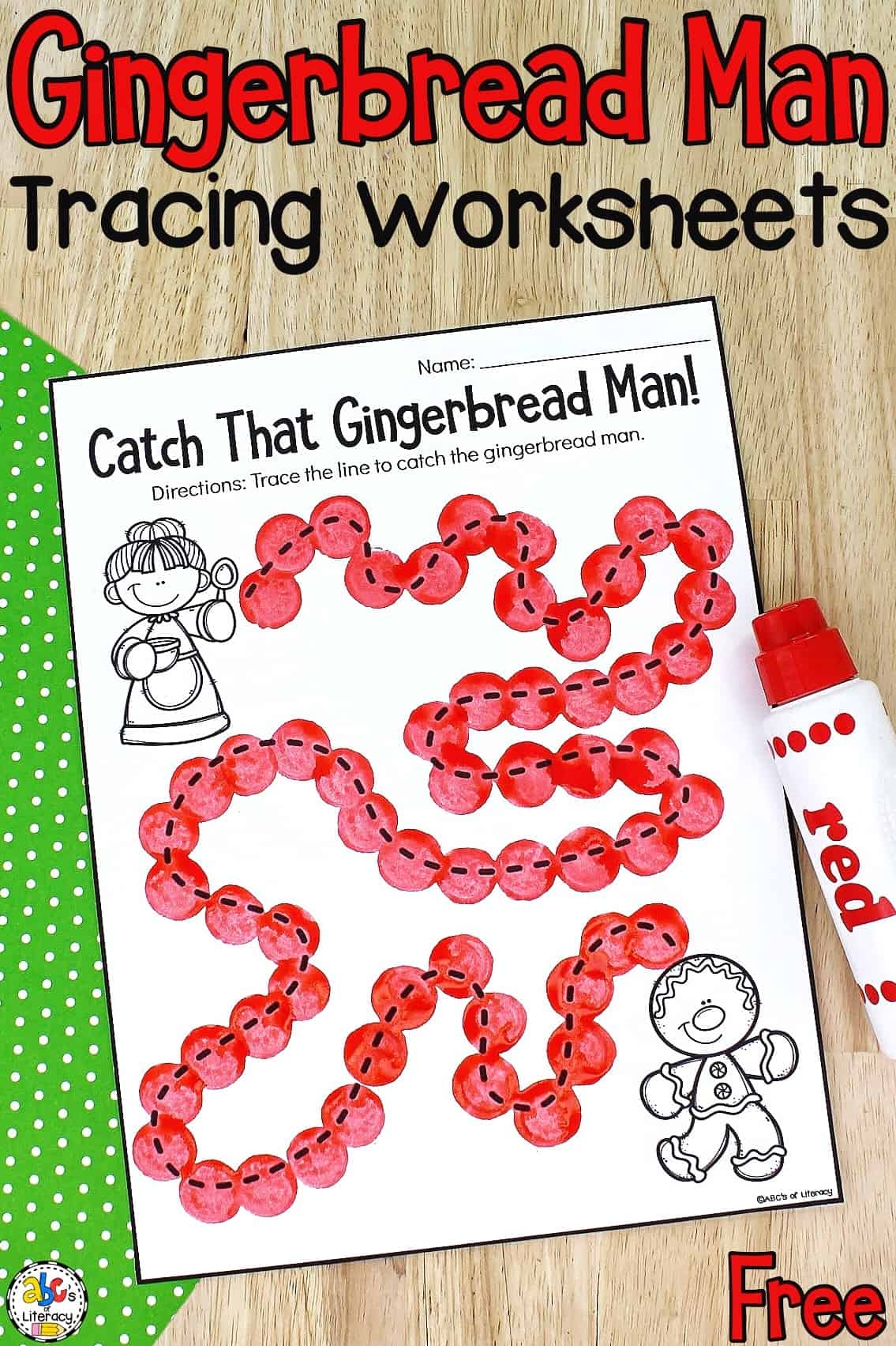Gingerbread Man Printable Activities For Preschool