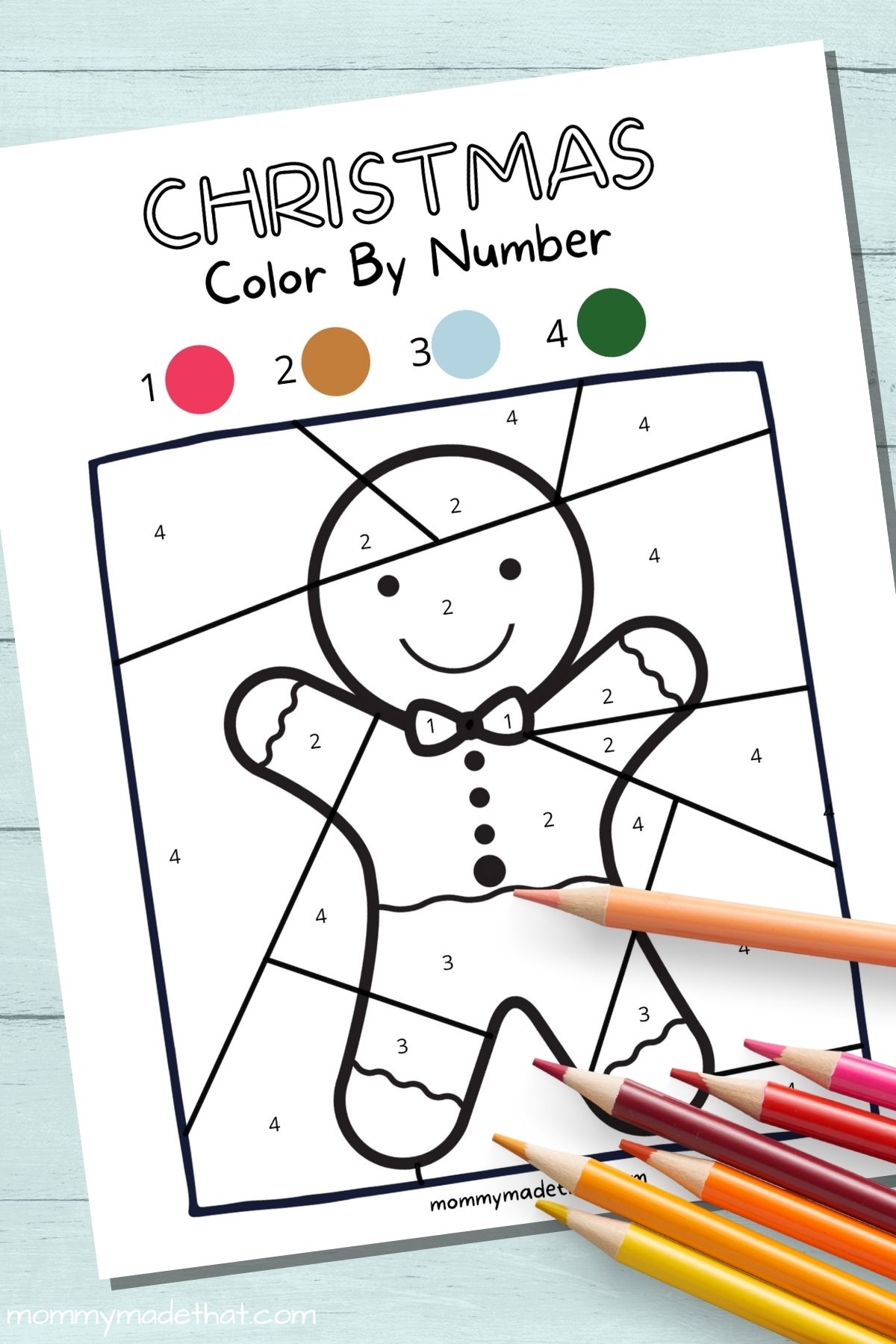 Christmas Color By Number